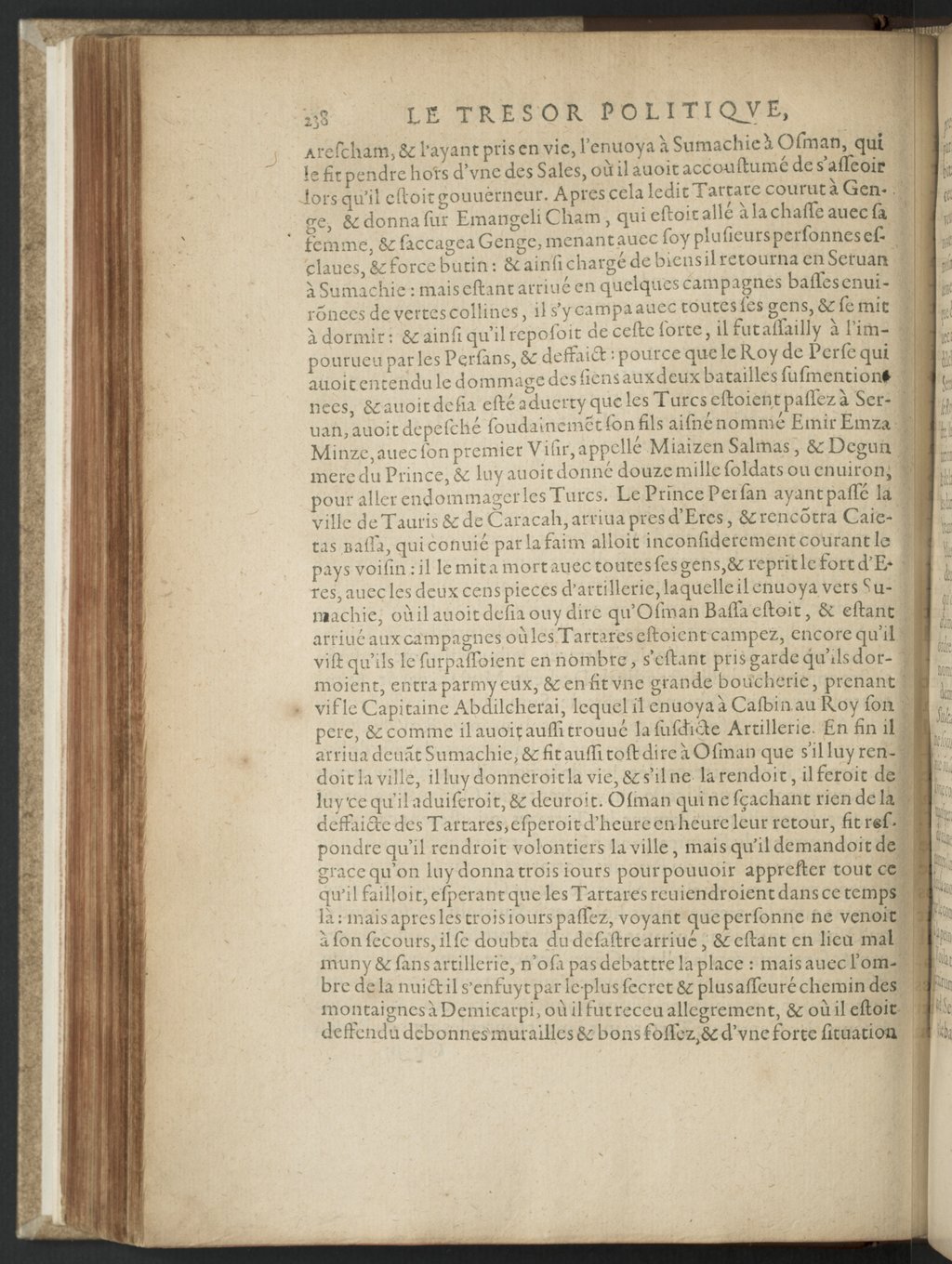 1608 - Nicolas Du Fossé - Trésor politique - BnF Tolbiac