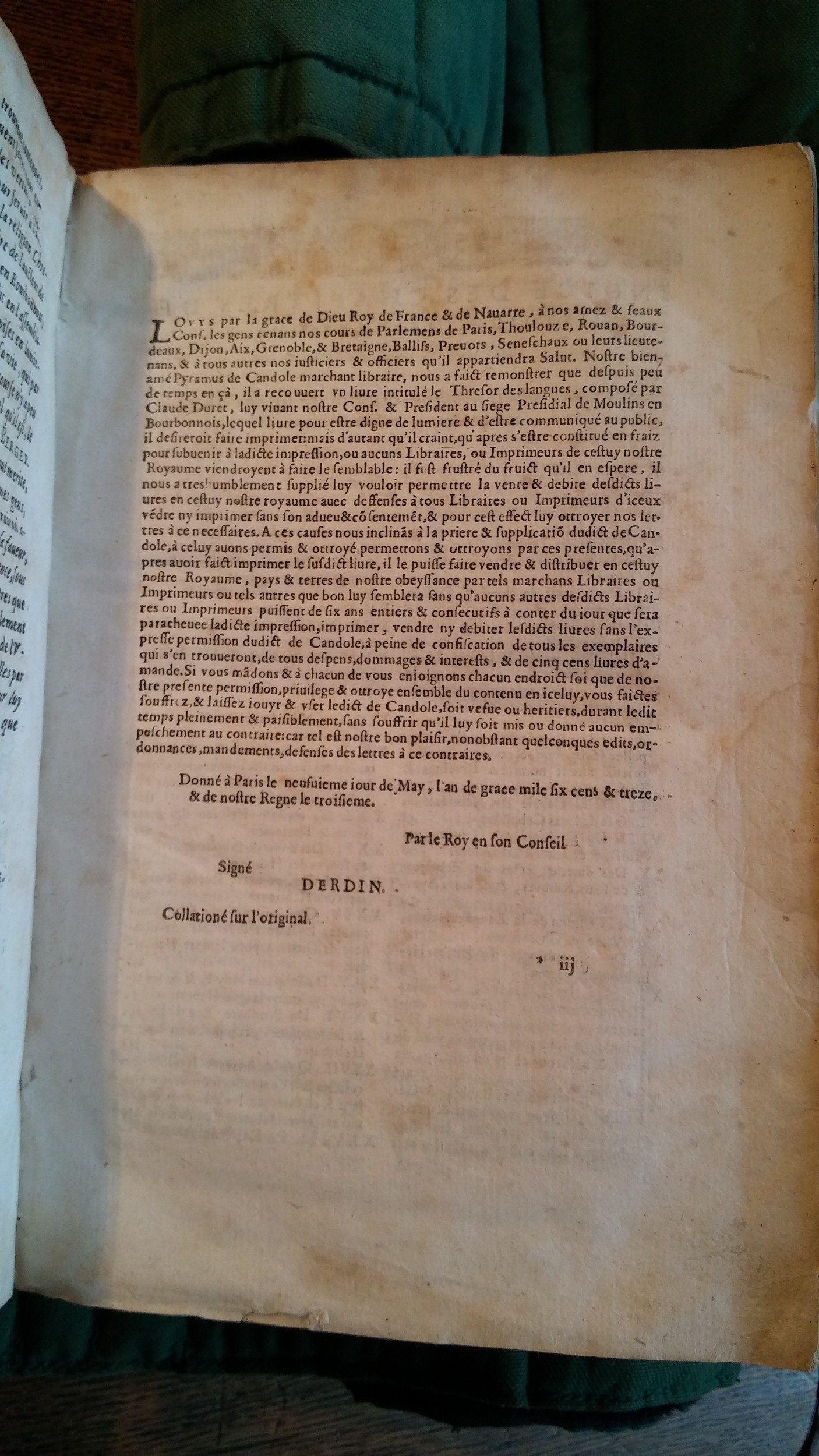 1613 - Matthieu Berjon - Trésor de l’histoire des langues de cet univers - BnF Arsenal 1613 - Matthieu Berjon - Trésor de l’histoire des langues de cet univers - BnF Arsenal