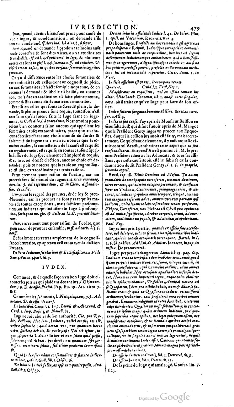 1629 - Veuve Nicolas Buon - Trésor du droit français (21754 T. 2) - BM Lyon