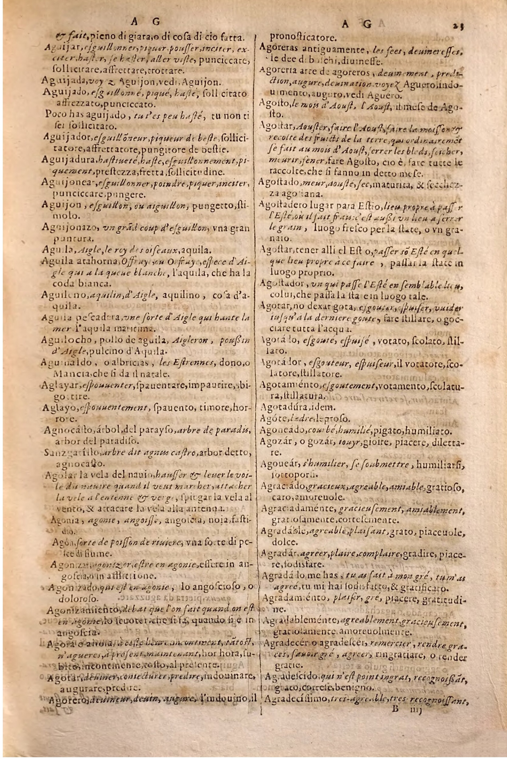 1627 - Jacques Crespin - Trésor des trois langues - Regensburg