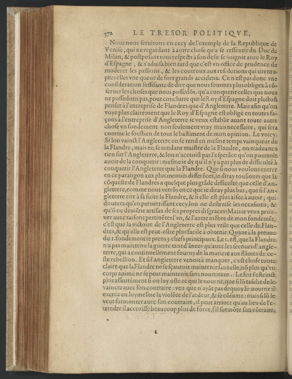 1608 - Nicolas Du Fossé - Trésor politique - BnF Tolbiac