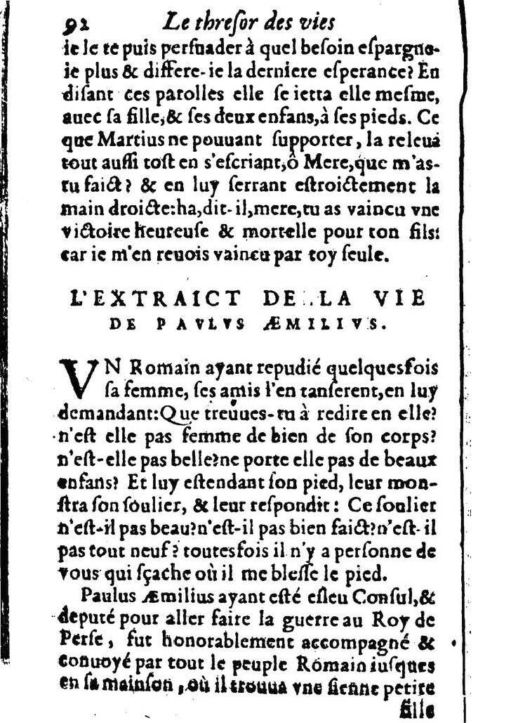 1611 - Pierre Rigaud - Trésor des vies de Plutarque - BM Lyon