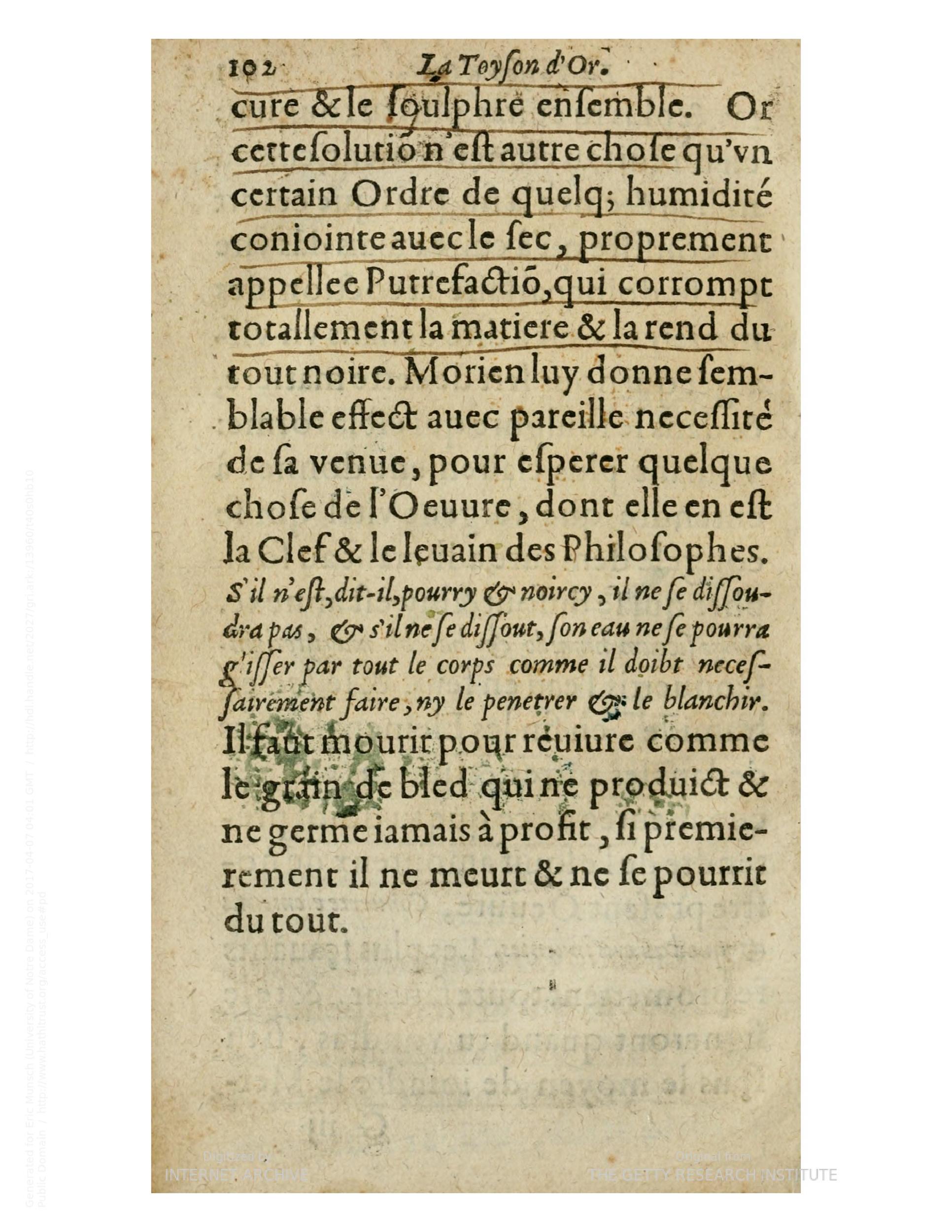 1612 - Charles Sevestre - Toison d’or ou la fleur des trésors - Getty Research Institute