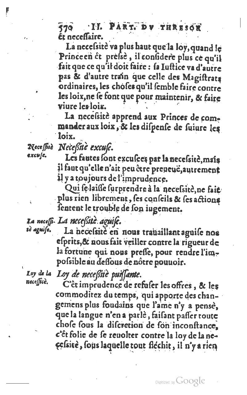 1610 - Louis Coste - Trésor de l’éloquence française (Seconde partie) - BM Lyon
