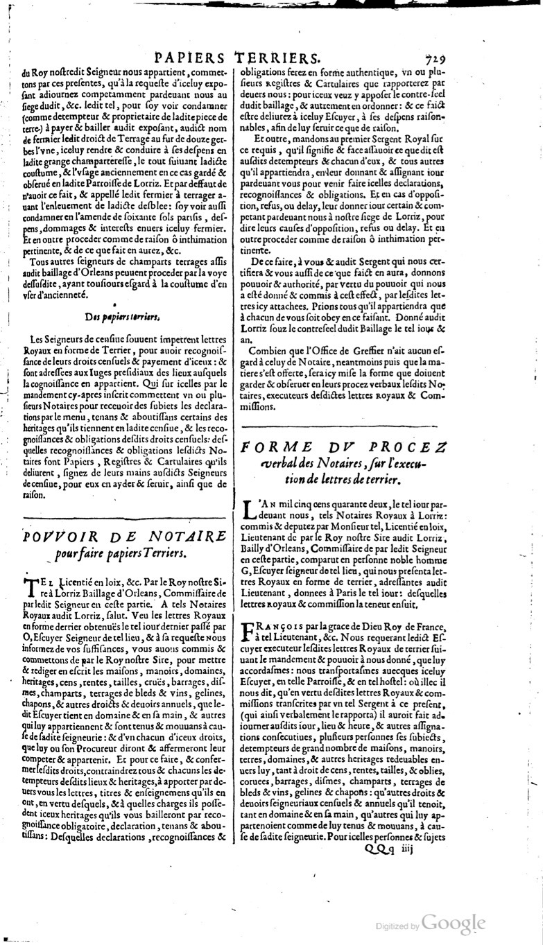 1629 - Veuve Nicolas Buon - Trésor du droit français (21754 T. 3) - BM Lyon
