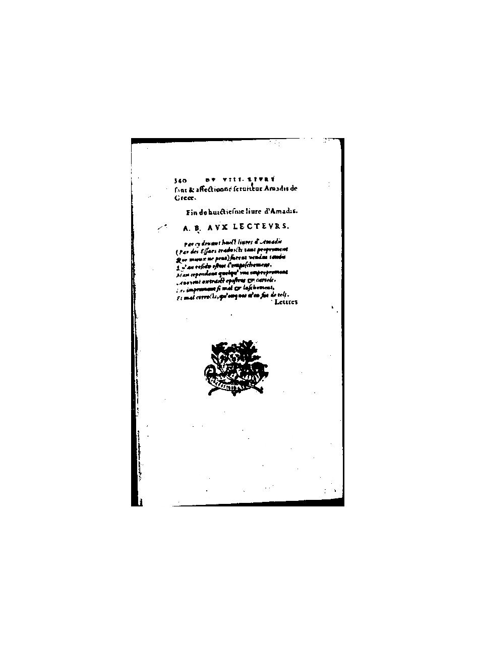 1571 - Jean Huguetan - Trésor des Amadis - BnF