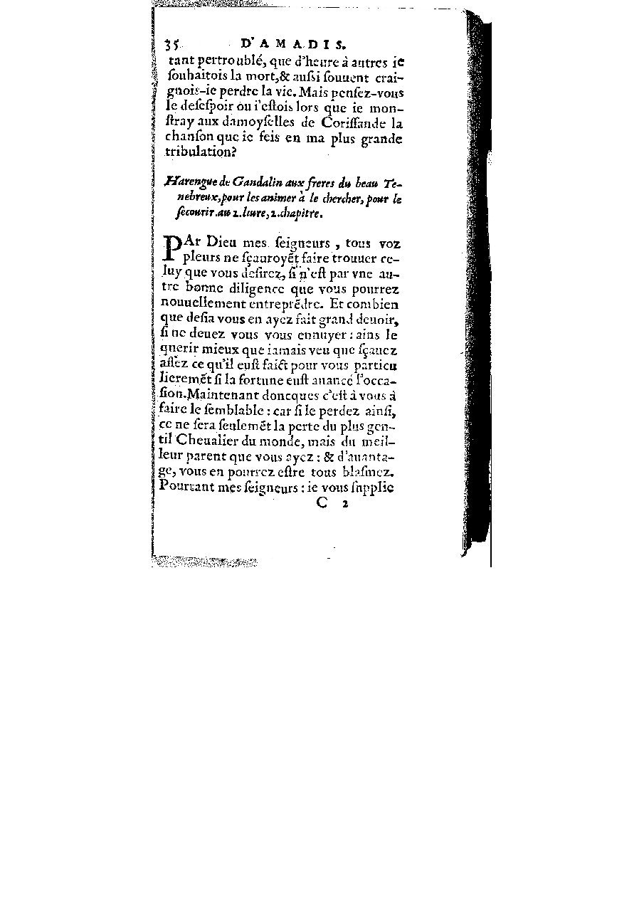 1572 - Veuve Gabriel Cotier - Trésor des Amadis - BM Lyon
