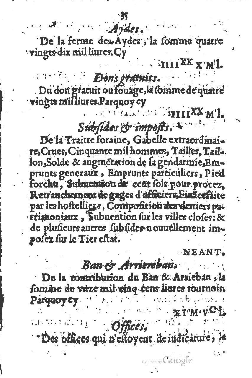 1581 - s.n. - Secret des trésors de France (Livre II) - BSB Munich