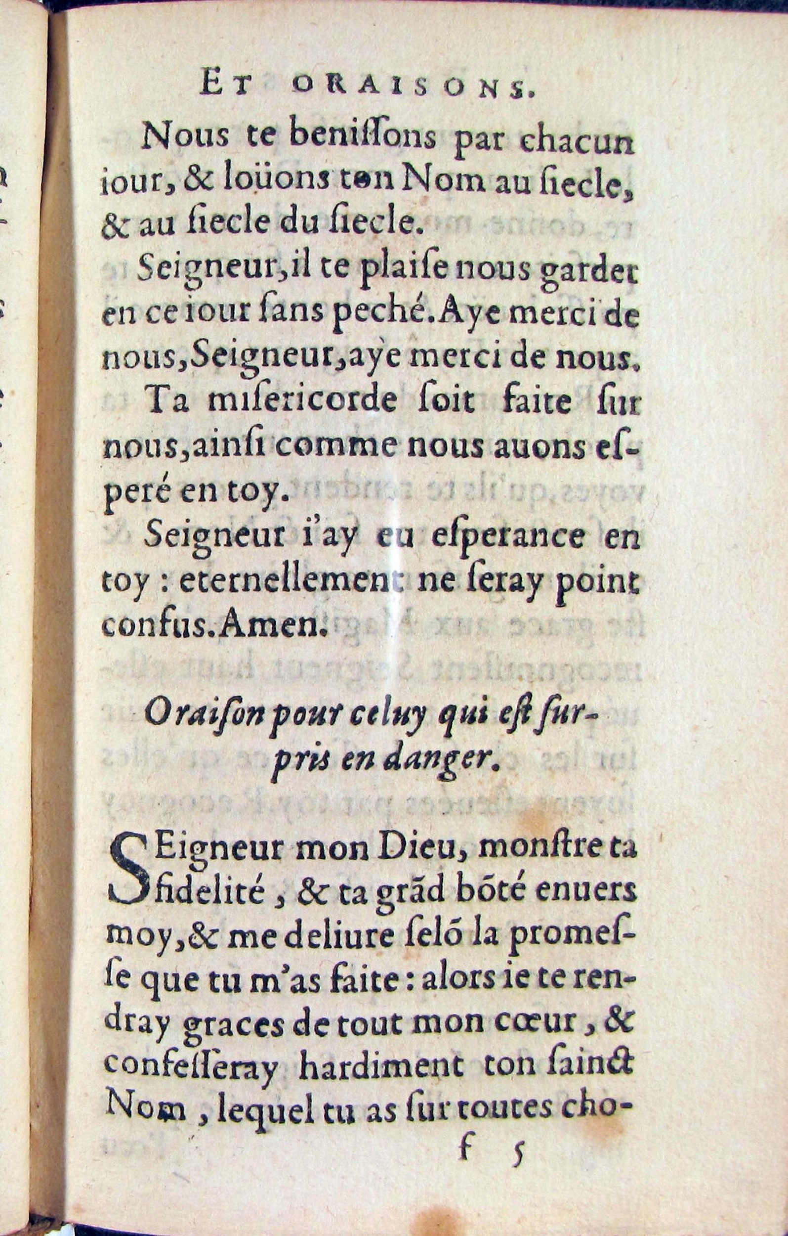 1572 - Antoine Certia - Trésor des prières, oraisons et instructions chrétiennes - Nîmes