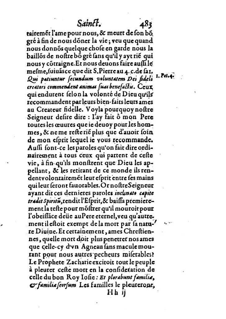 1607 - Nicolas Du Fossé - Trésor quadragésimal - T 02 - BM Lyon
