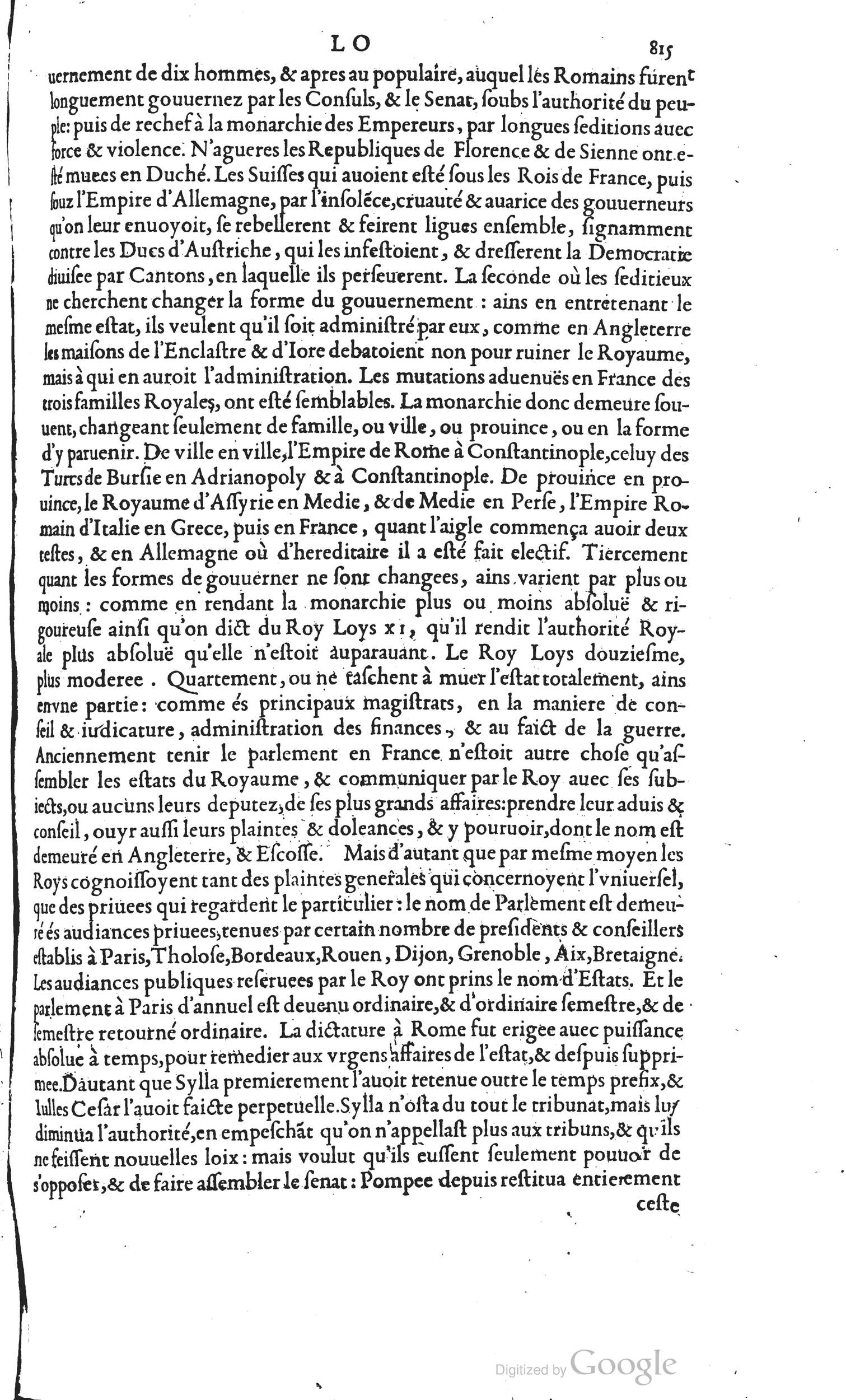 1585 - Barthélemy Honorat - Bibliothèques françaises - BSB Munich