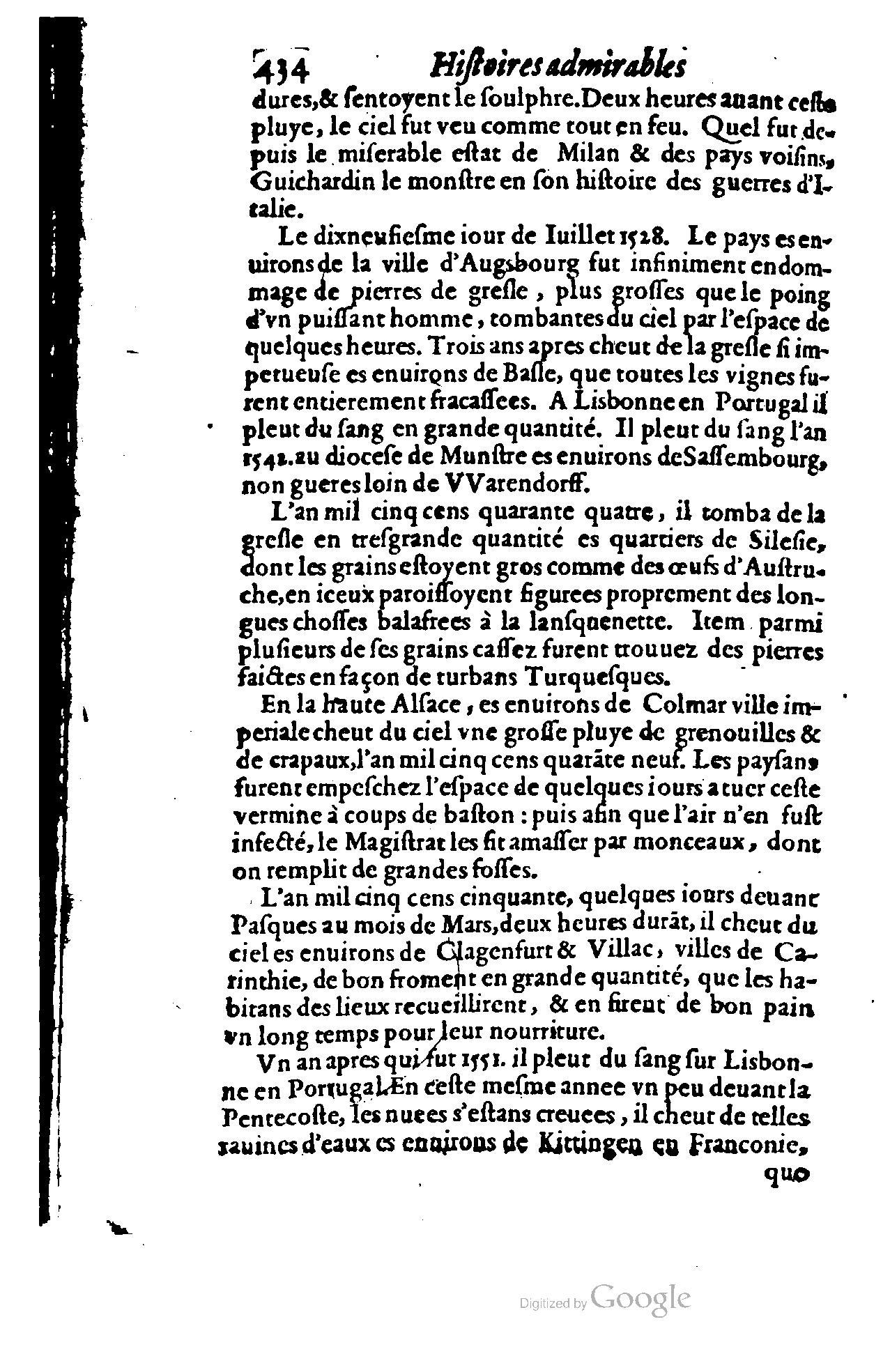 1620 - Samuel Crespin - Trésor d’histoires admirables et mémorables - BCU Lausanne