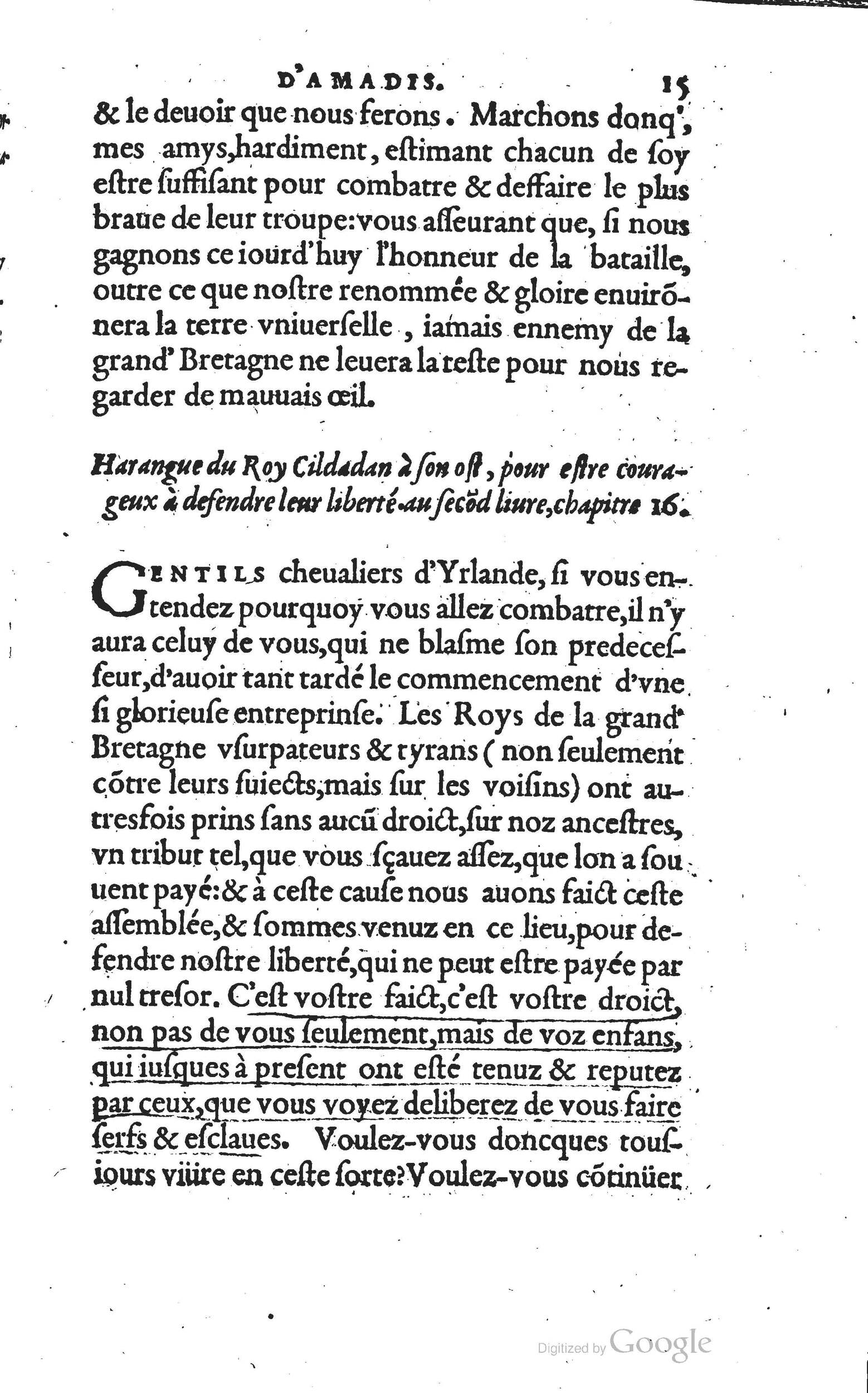 1560 - Vincent Sertenas et Gilles Robinot - Trésor des Amadis - British Library