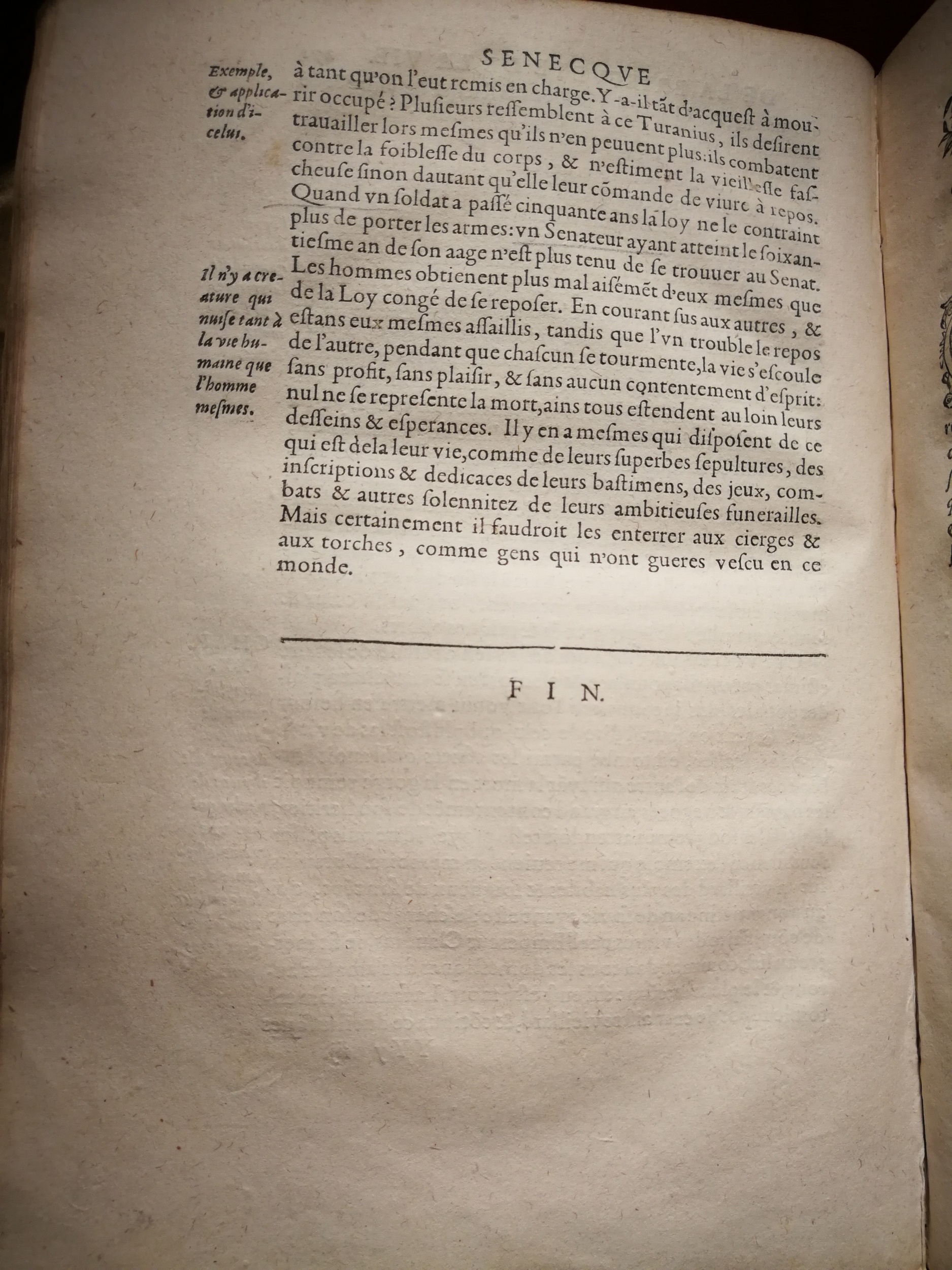 1595 - Jean Houzé - Œuvres morales et mêlées de Sénèque, Trésor de philosophie morale - T. 1 - BnF 1595 - Jean Houzé - Œuvres morales et mêlées de Sénèque, Trésor de philosophie morale - T. 1 - BnF
