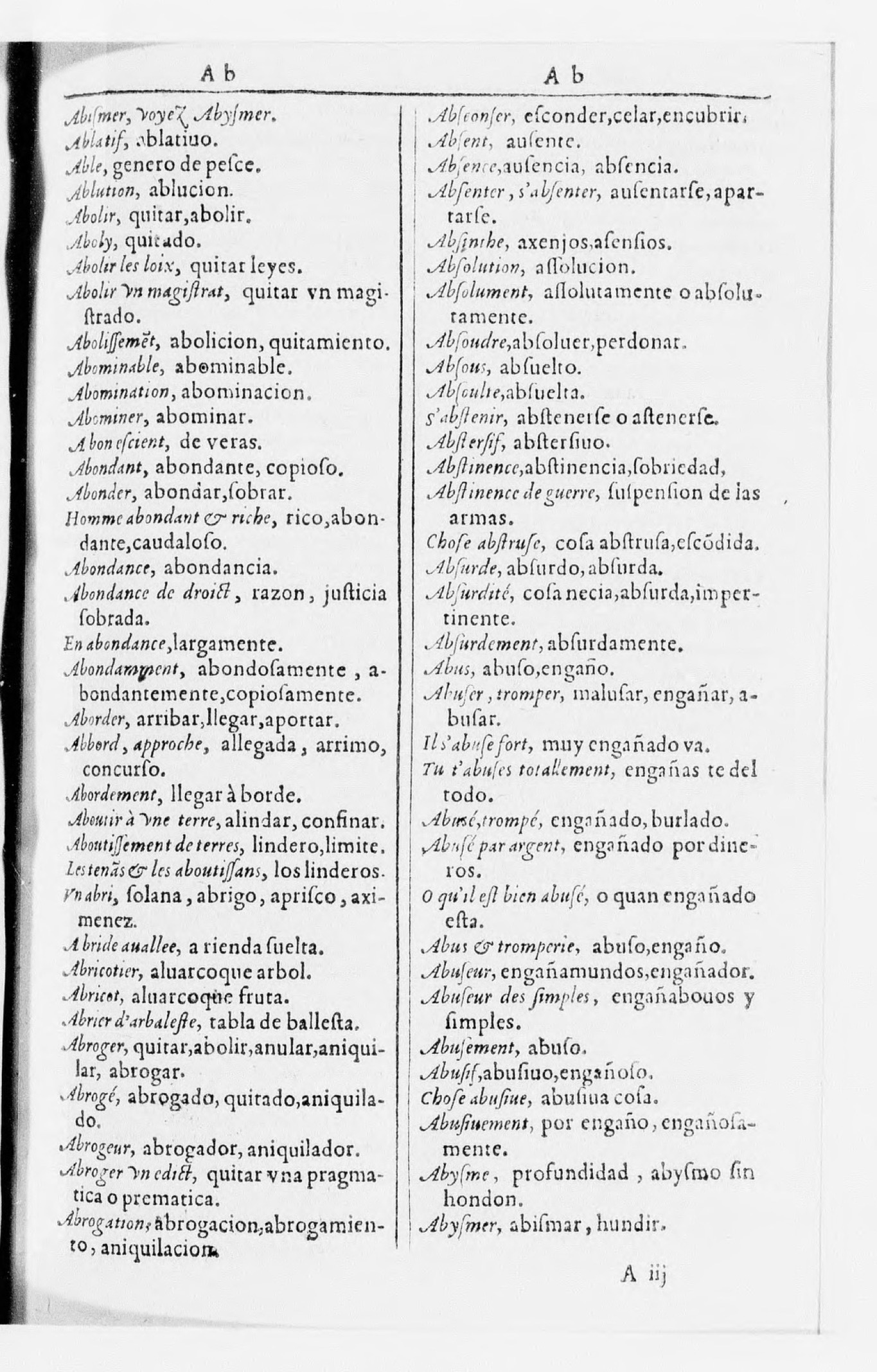 1616 - Veuve Marc Orry - Trésor des deux langues espagnole et française (Seconde partie) - BnF 1616 - Veuve Marc Orry - Trésor des deux langues espagnole et française (Seconde partie) - BnF