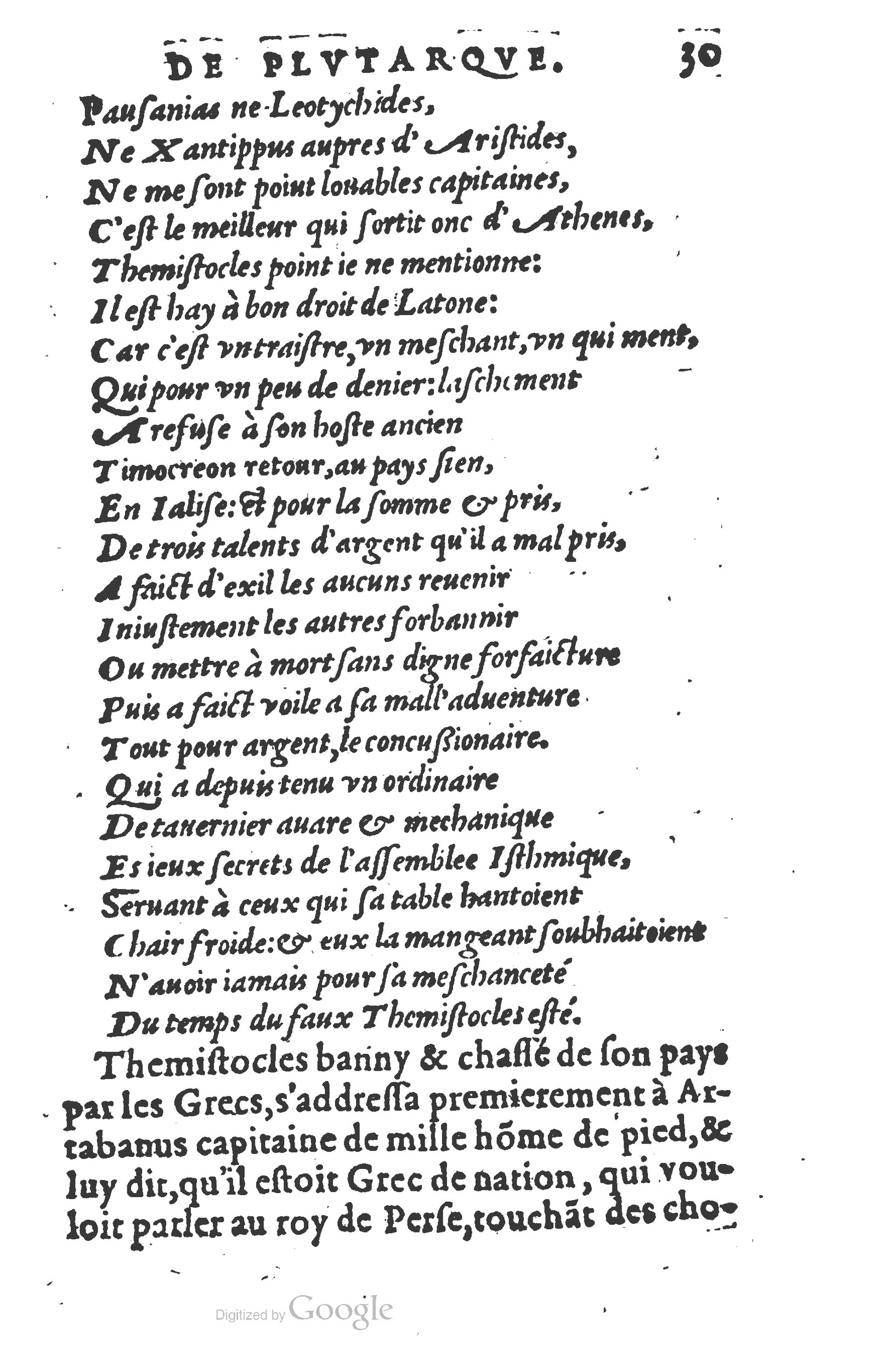 1577 - Claude Micard - Trésor des vies de Plutarque - BSB Munich