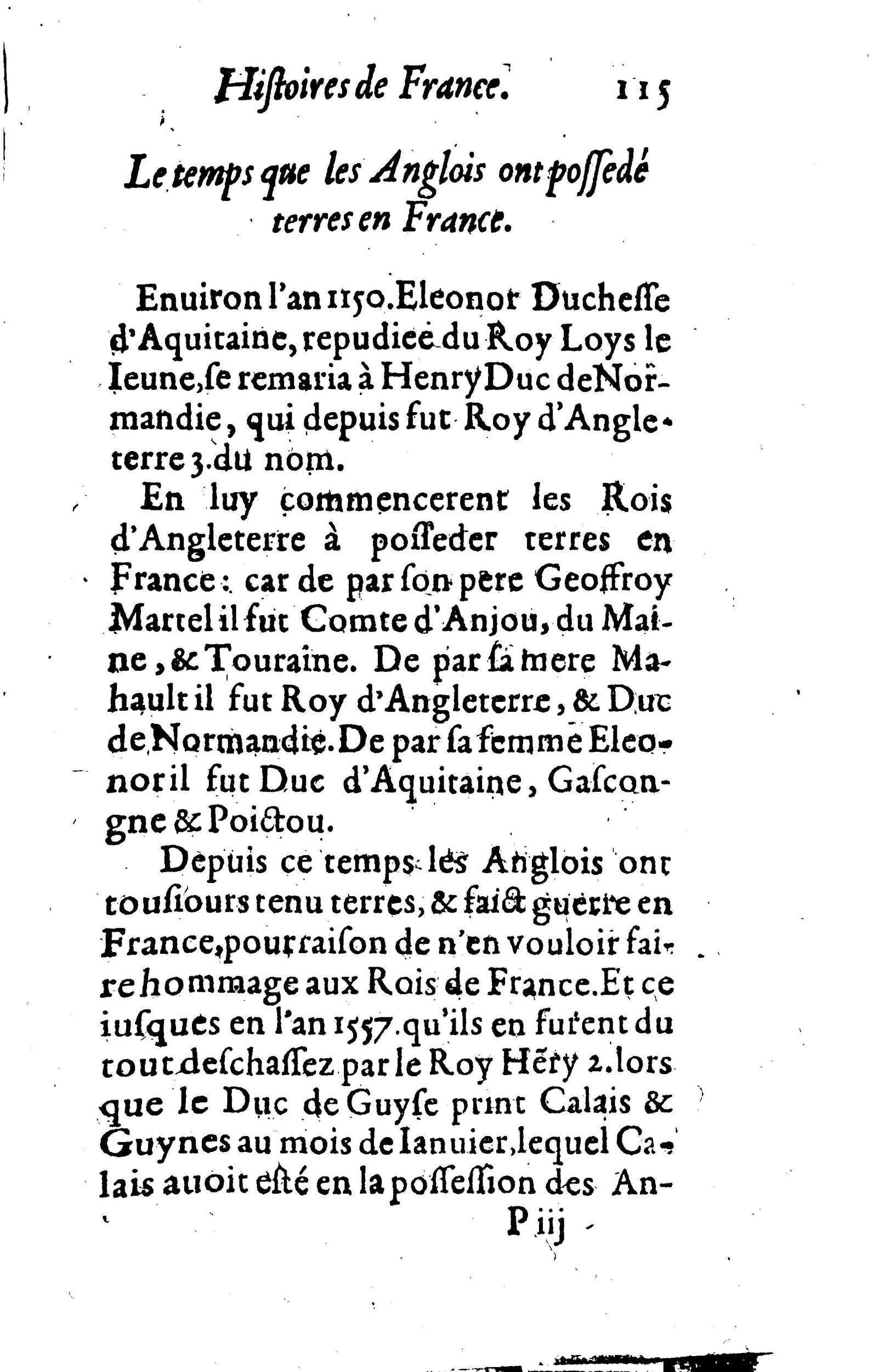 1617 - Jean Corrozet - Trésor des histoires de France - BM Lyon