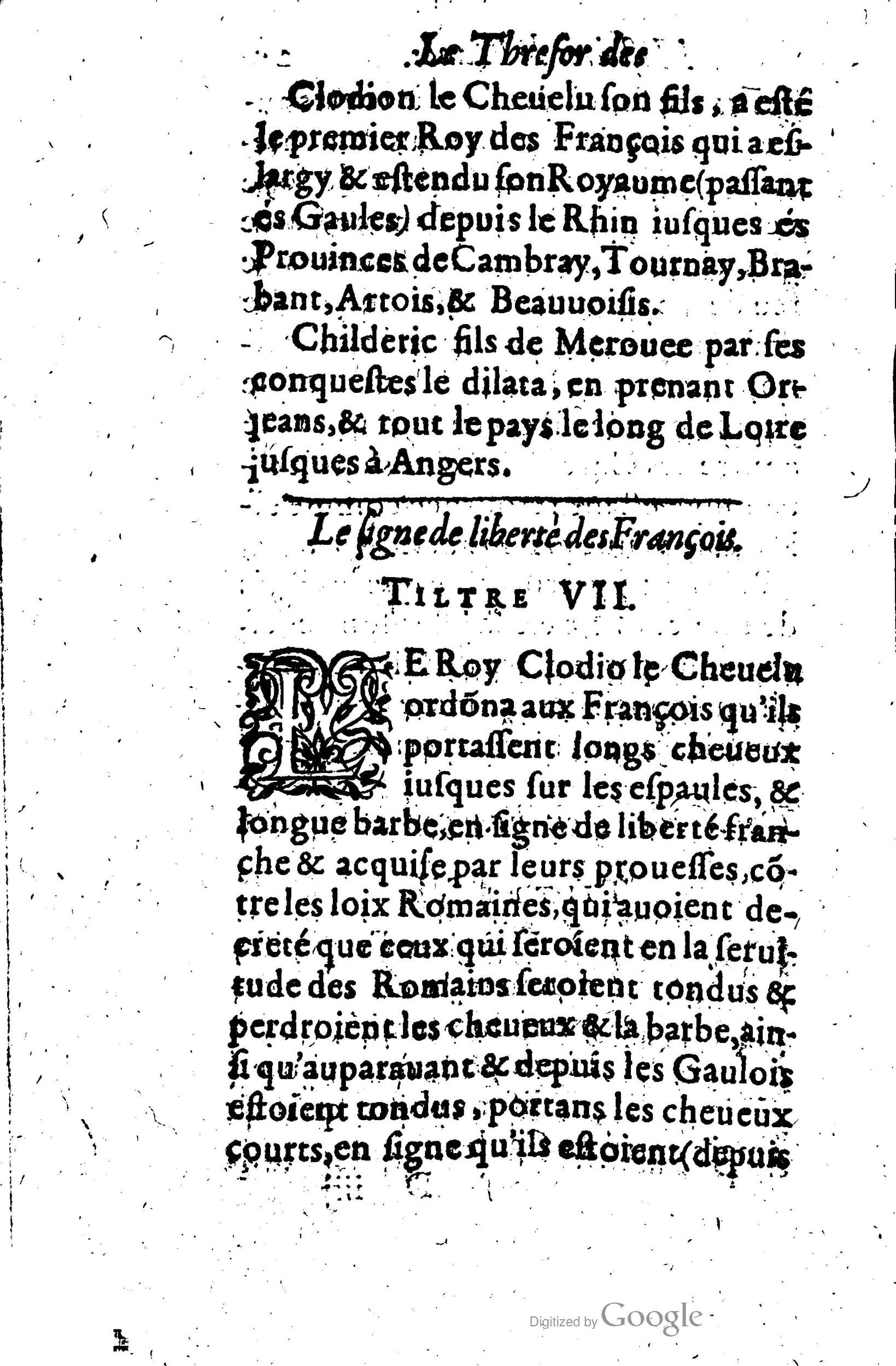 1619 - Jean Corrozet - Trésor des histoires de France - Anvers Musée Plantin-Moretus