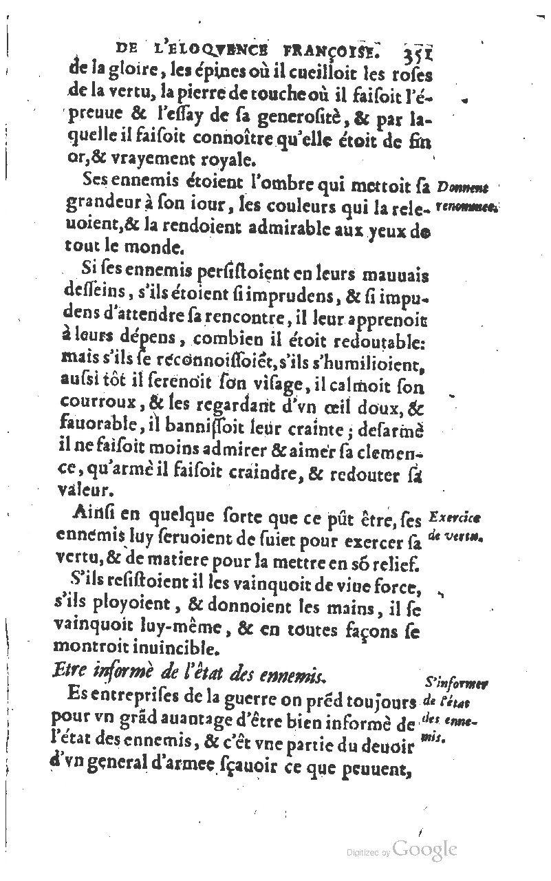 1610 - Louis Coste - Trésor de l’éloquence française (Seconde partie) - BM Lyon