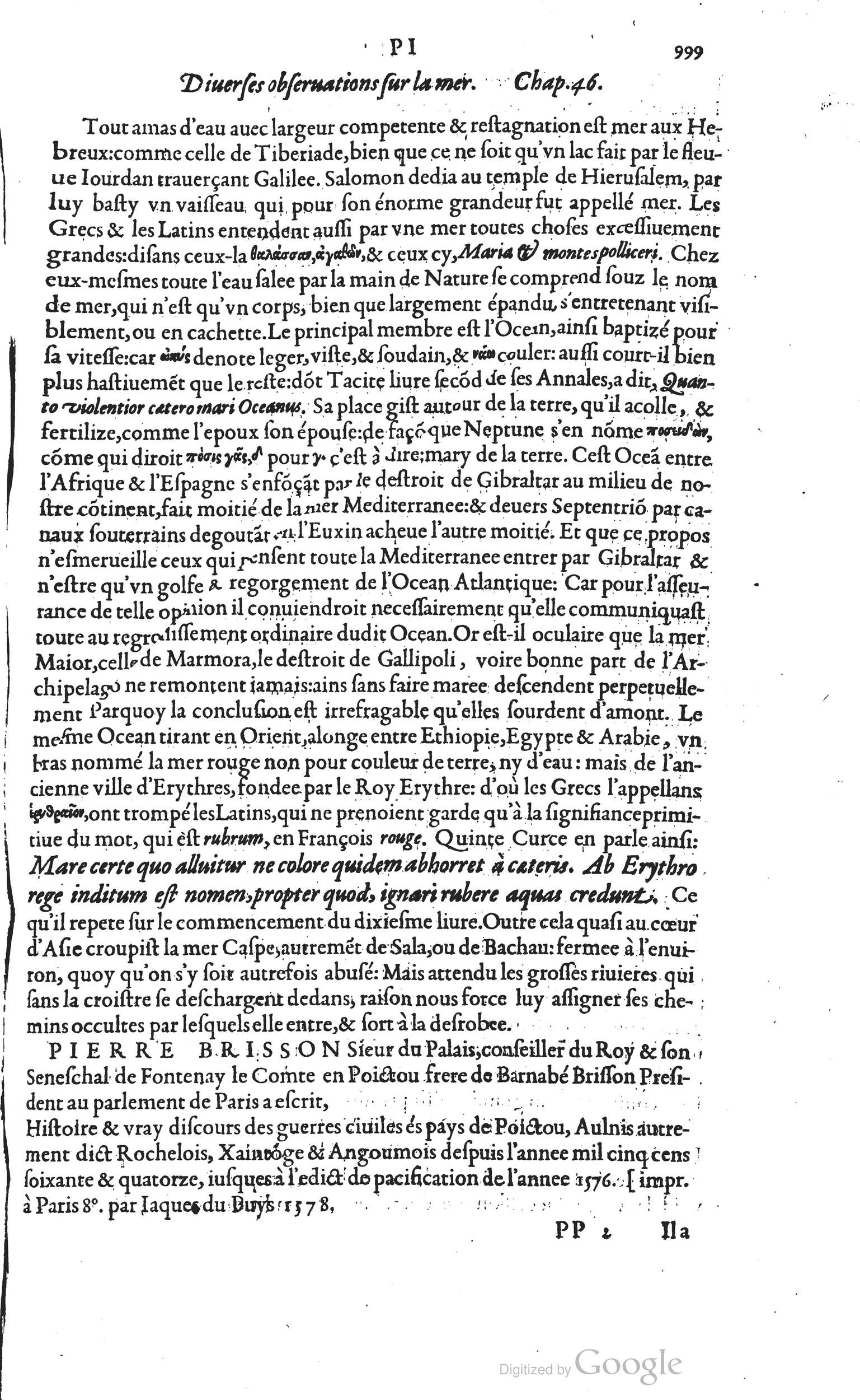 1585 - Barthélemy Honorat - Bibliothèques françaises - BSB Munich