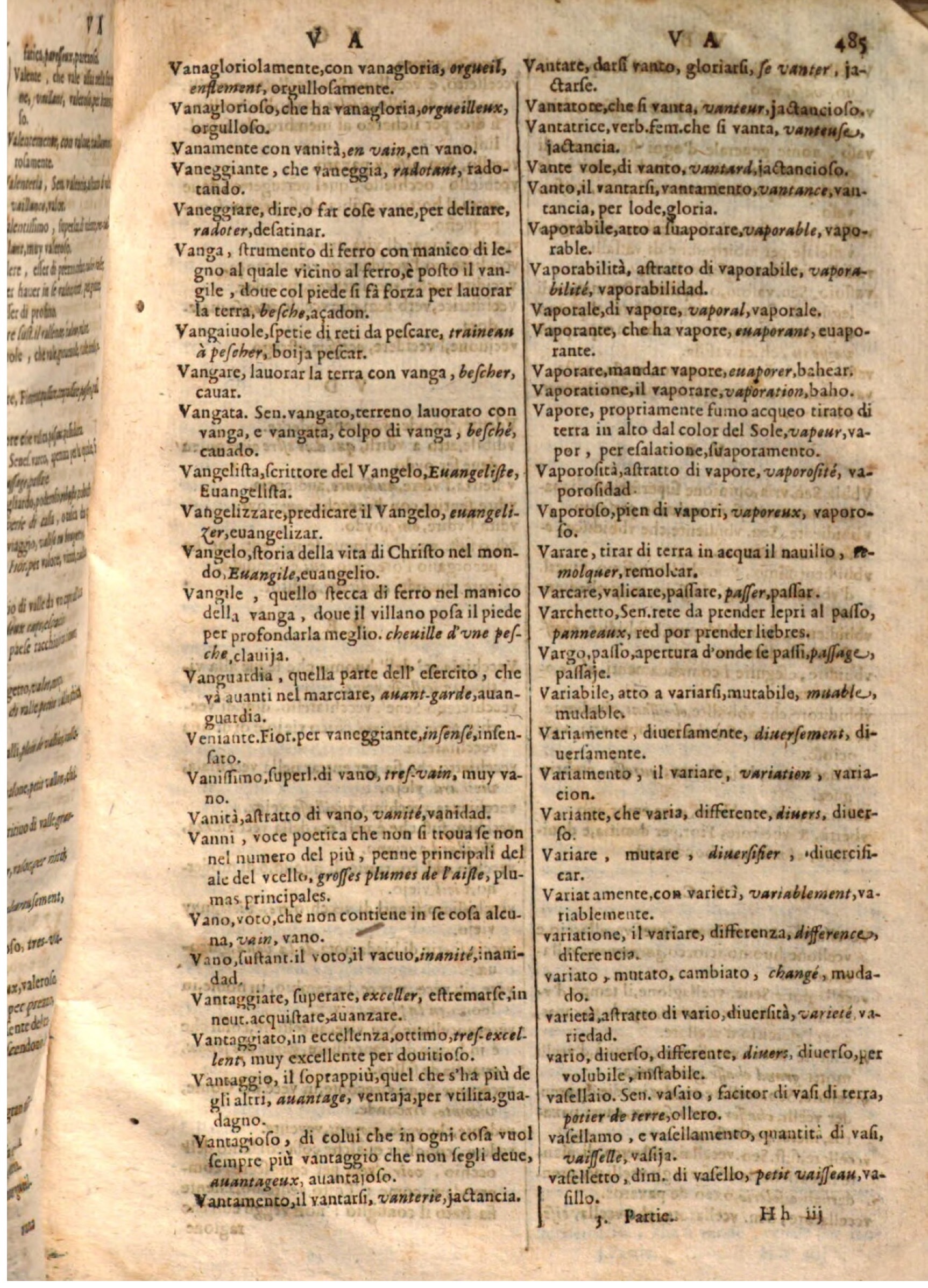 1644 - Jacques Crespin - Trésor des trois langues - Passau 1644 - Jacques Crespin - Trésor des trois langues - Passau