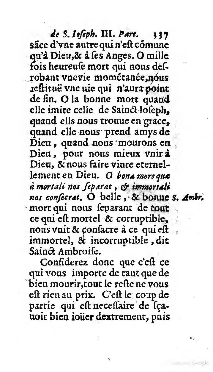 1646 - Jean Piot - Trésor inestimable de Saint-Joseph - BNC Rome