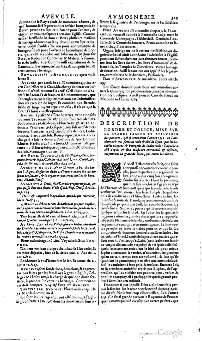 1629 - Veuve Nicolas Buon - Trésor du droit français (29620 T. 1) - BM Lyon