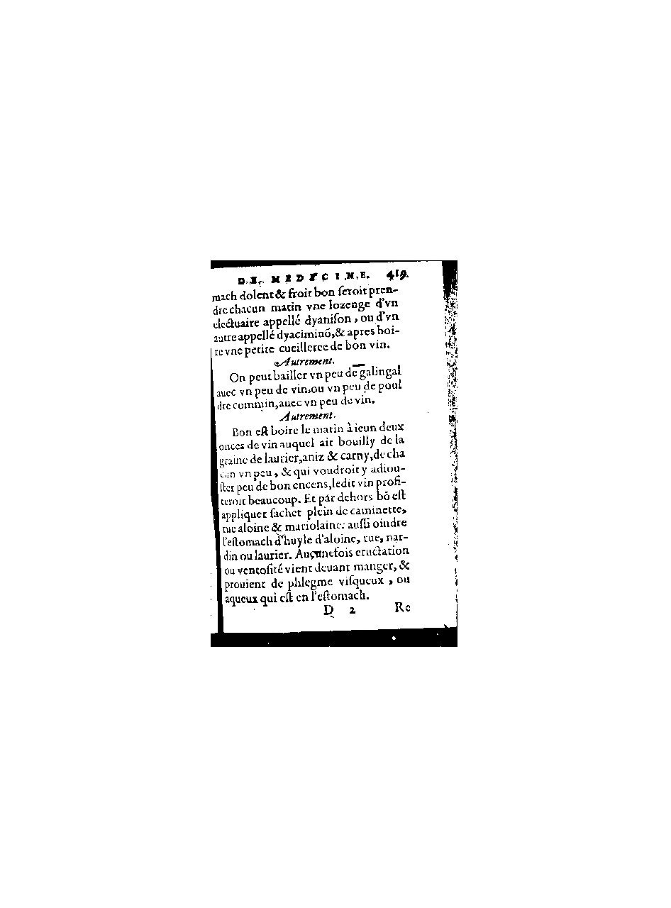 1578 - Benoît Rigaud - Trésor de médecine tant théorique que pratique - BnF
