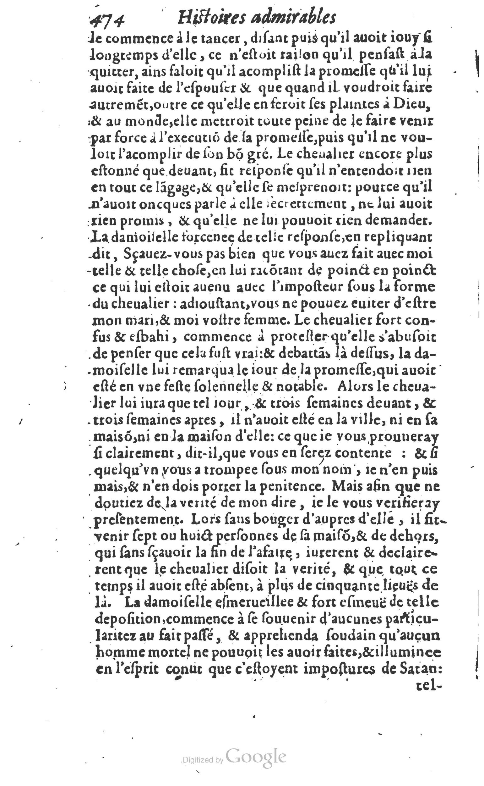 1610 - Paul Marceau - Trésor d’histoires admirables et mémorables - Princeton