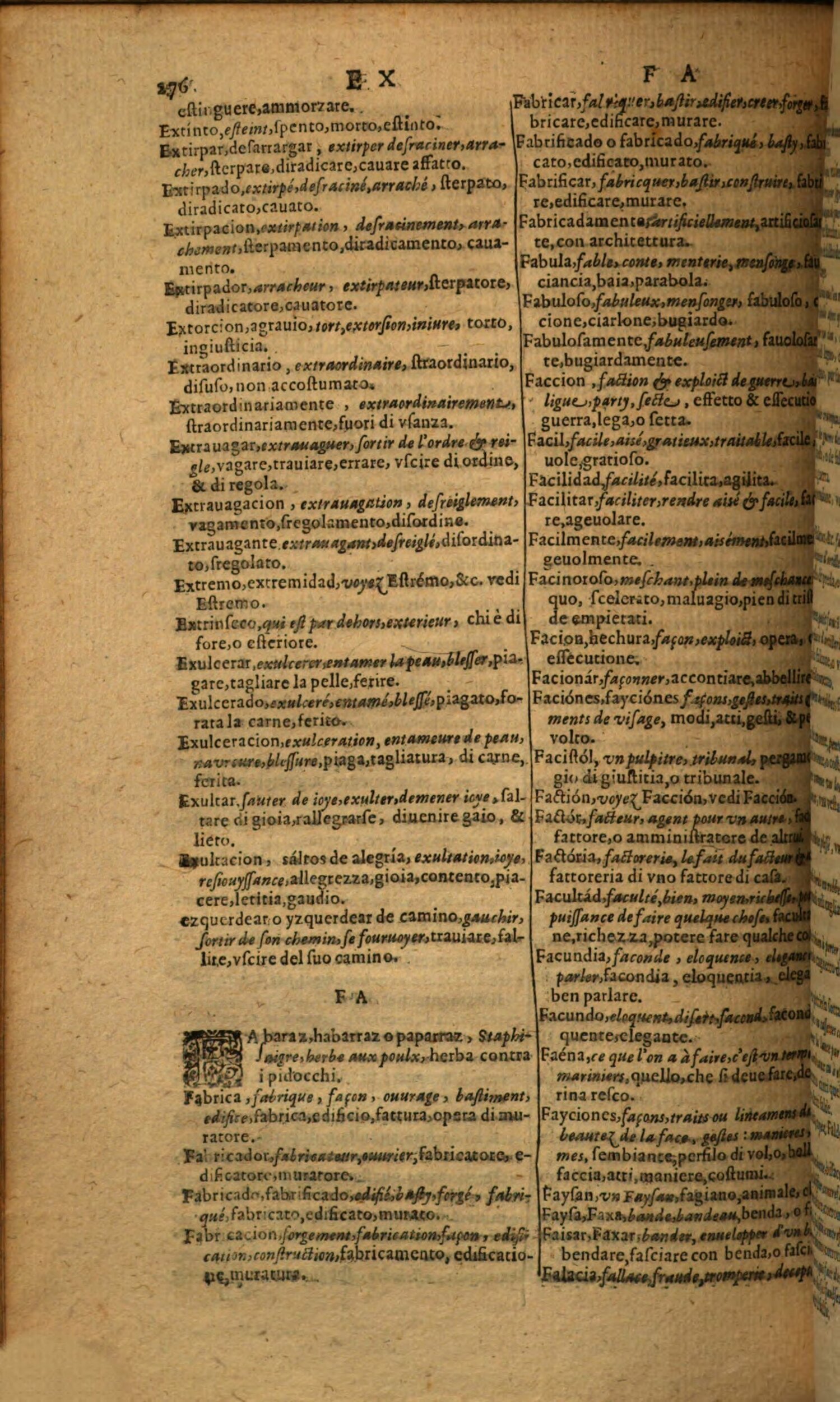 1617 - Samuel Crespin - Trésor des trois langues espagnole, française et italienne (Première partie) - Regensburg
