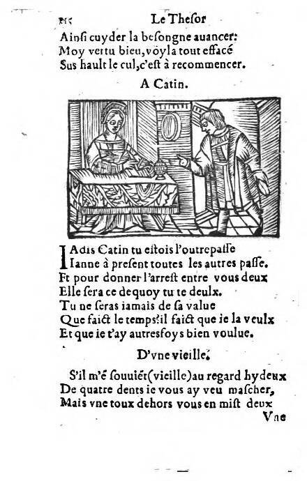 1556c. - Étienne Denise - Trésor des joyeuses inventions du parangon de poésies - ÖNB Vienne