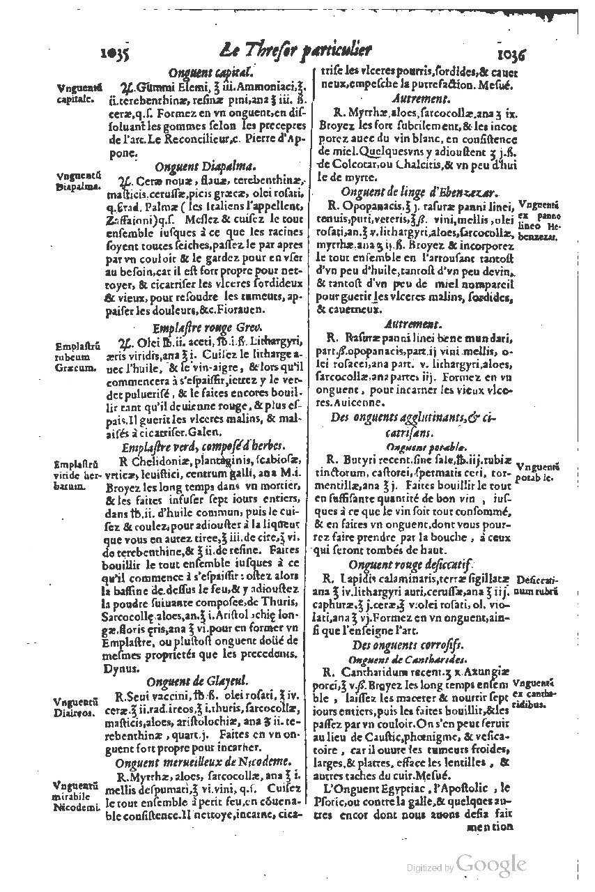 1616 - Étienne Gamonet - Grand trésor ou dispensaire - BSB Munich