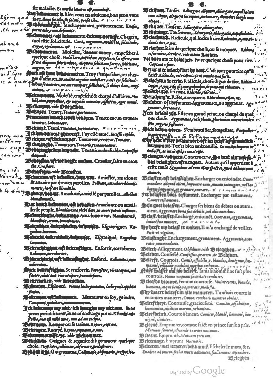 1573 - Christophe Plantin - Trésor du langage bas-allemand - BM Lyon 1573 - Christophe Plantin - Trésor du langage bas-allemand - BM Lyon