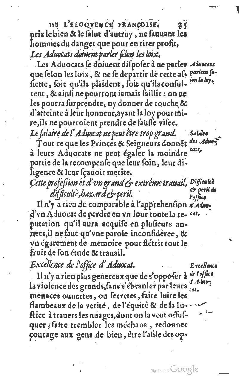 1610 - Louis Coste - Trésor de l’éloquence française (Seconde partie) - BM Lyon