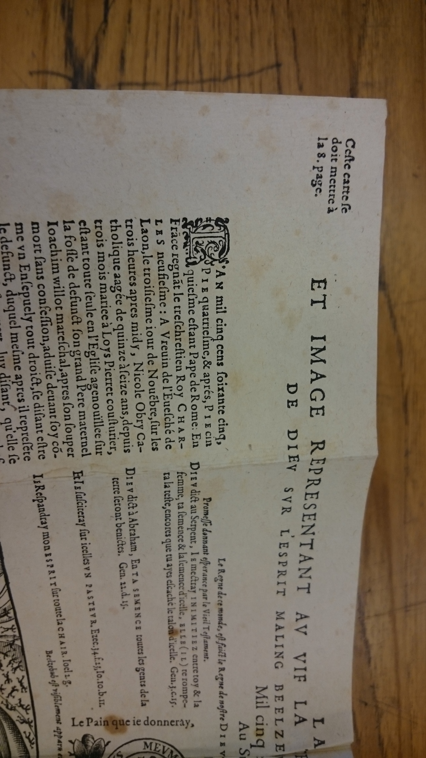 1578 - Nicolas Chesneau - Trésor et entière histoire de la triomphante victoire du corps de Dieu sur l’esprit malin - BM Lyon 1578 - Nicolas Chesneau - Trésor et entière histoire de la triomphante victoire du corps de Dieu sur l’esprit malin - BM Lyon