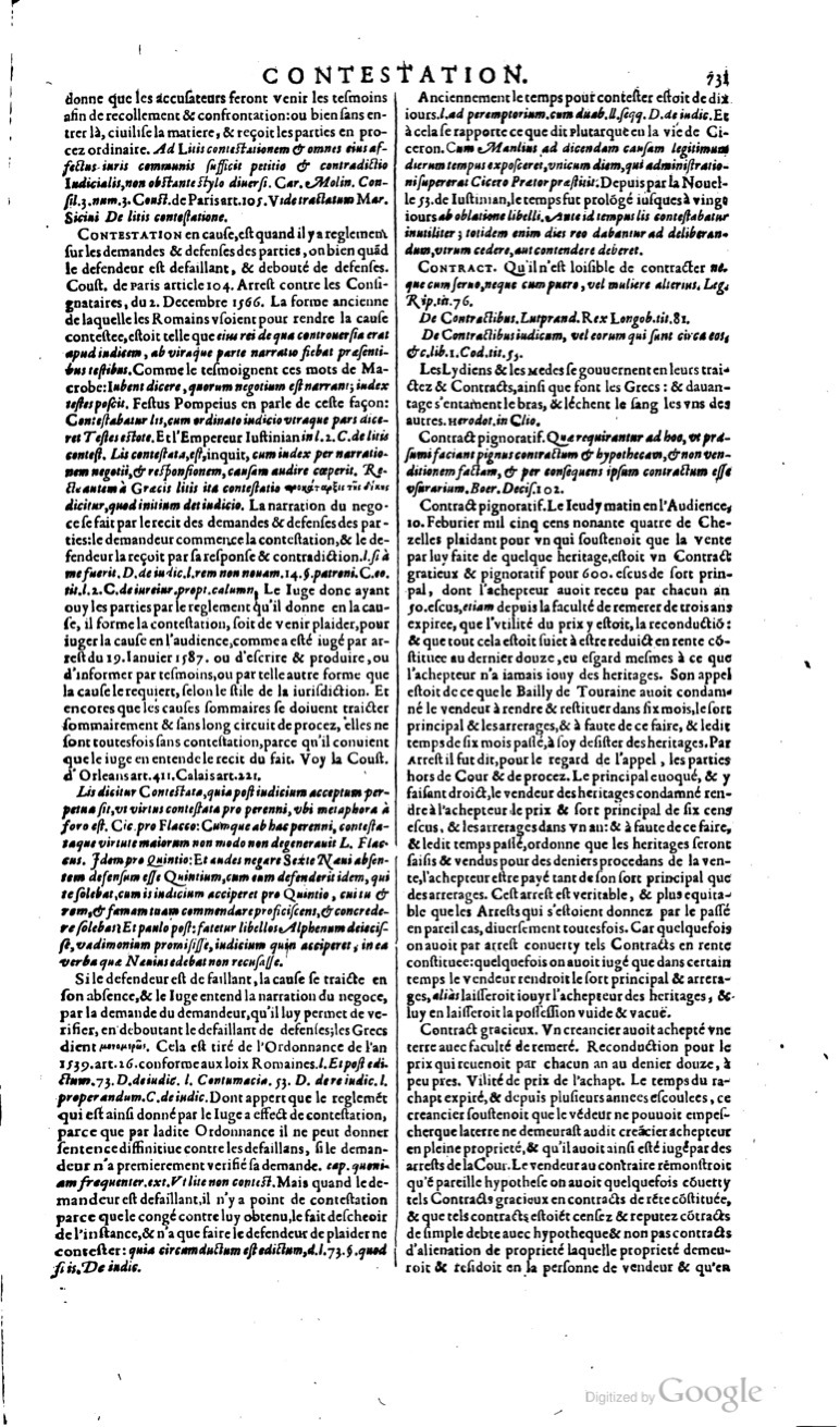 1629 - Veuve Nicolas Buon - Trésor du droit français (29620 T. 1) - BM Lyon