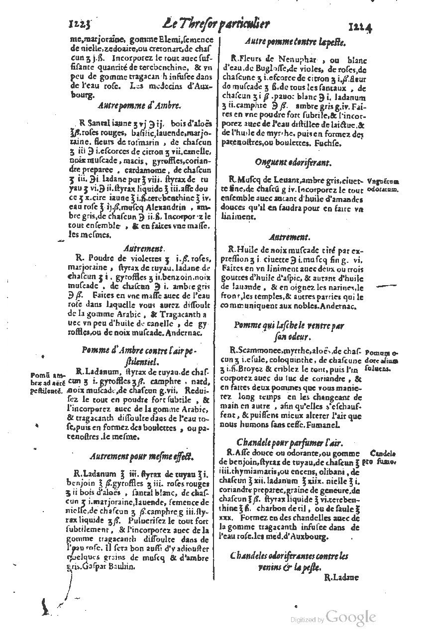 1616 - Étienne Gamonet - Grand trésor ou dispensaire - BSB Munich