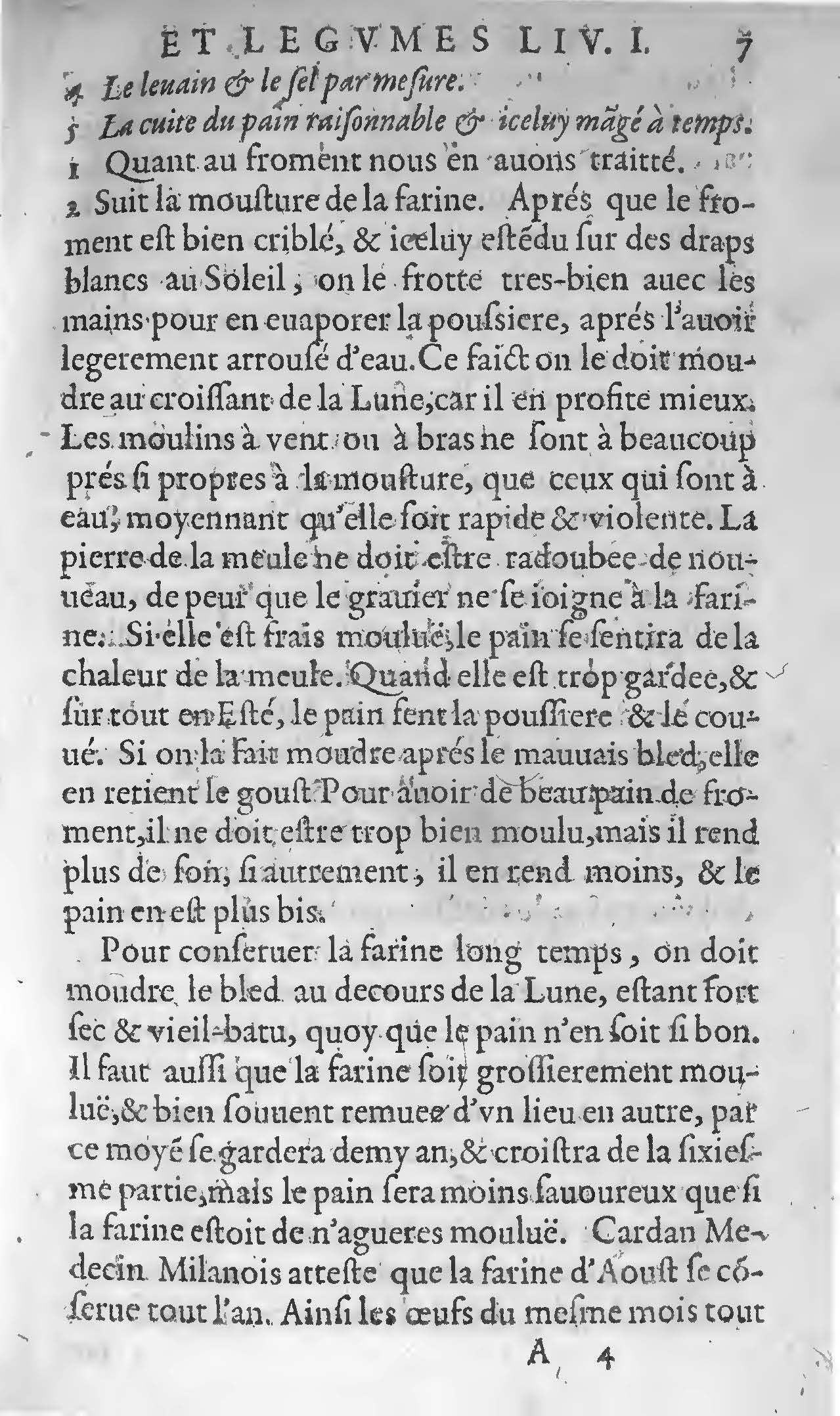 1607 - Étienne Servain et Jean Antoine Huguetan - Trésor de santé ou ménage de la vie humaine - BIU Santé