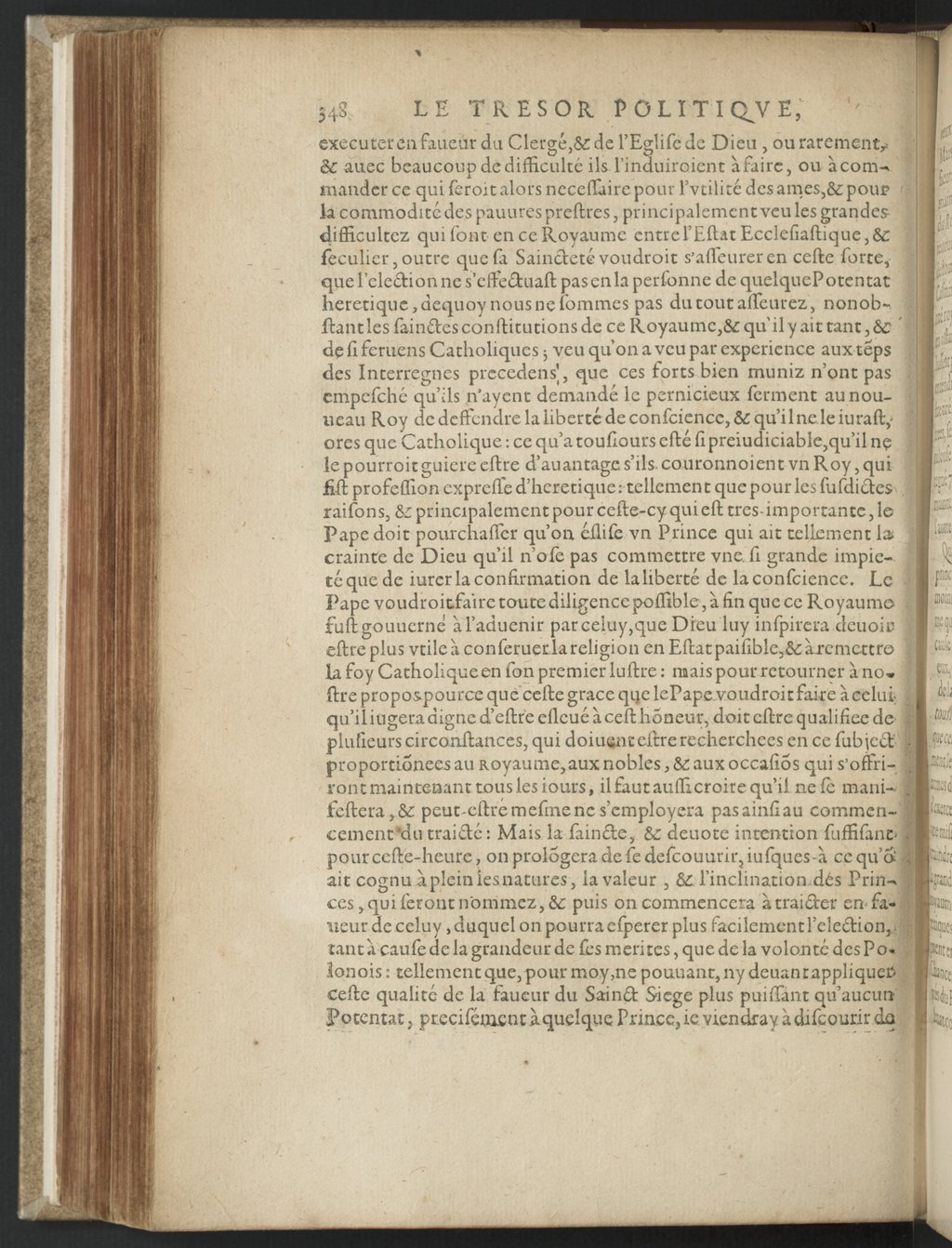 1608 - Nicolas Du Fossé - Trésor politique - BnF Tolbiac