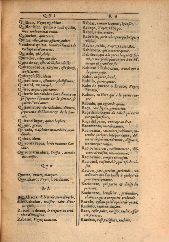 1607 - Marc Orry - Trésor des deux langues espagnole et française (Première et Seconde parties) - ÖNB Wien