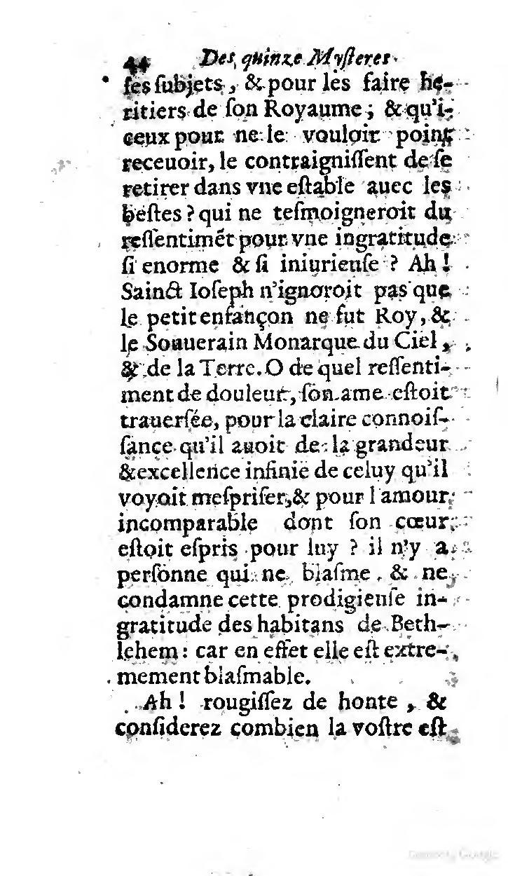 1646 - Jean Piot - Trésor inestimable de Saint-Joseph - BNC Rome