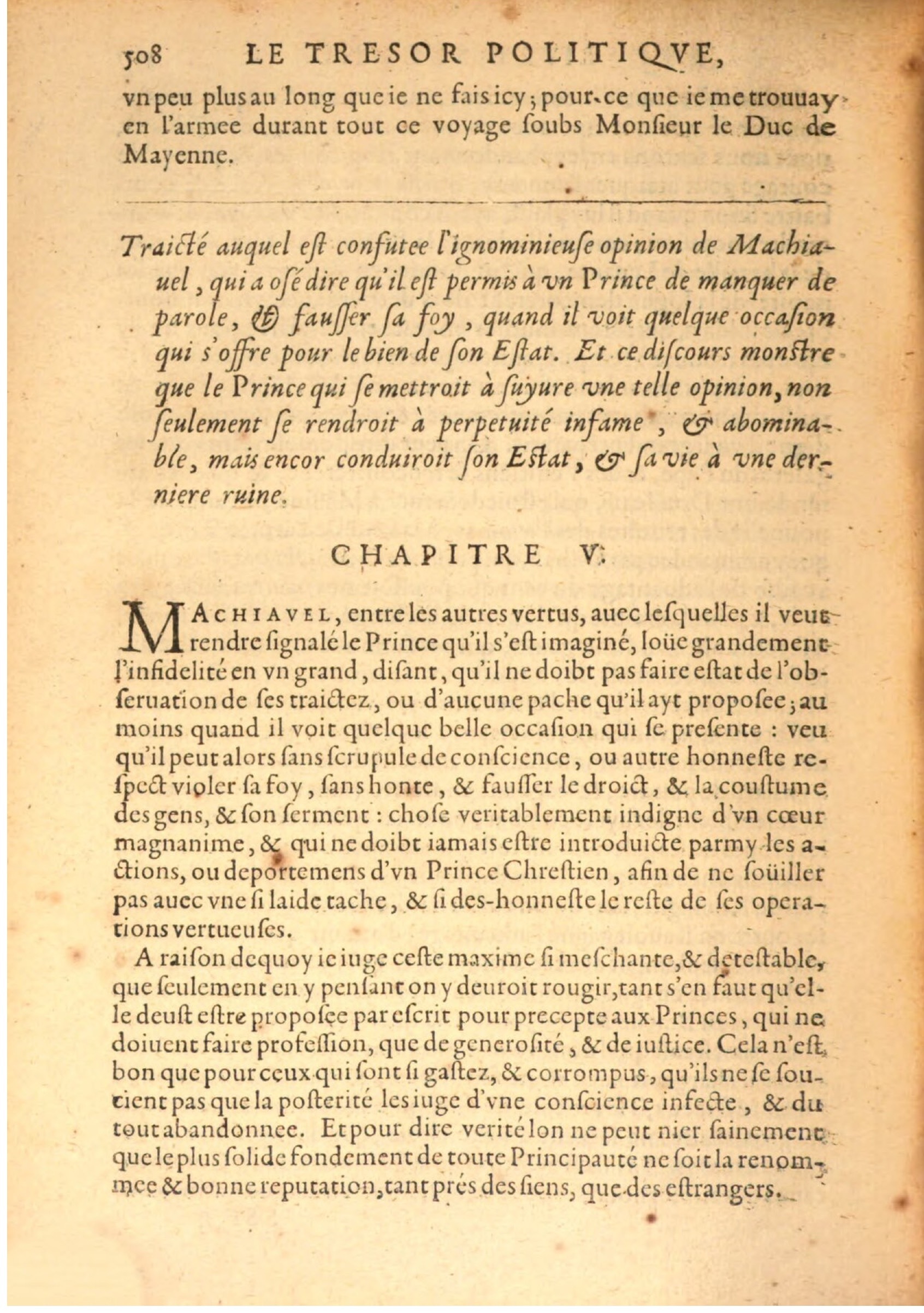 1608 - Pierre Chevalier - Trésor politique - BSB Munich
