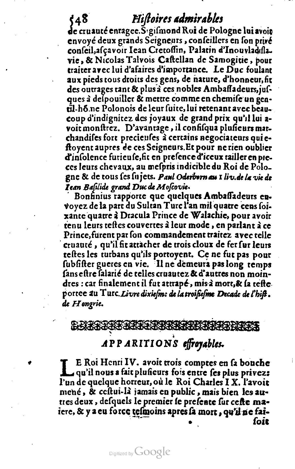 1628 - Jacques Crespin - Trésor d’histoires admirables et mémorables - BSB Munich 1628 - Jacques Crespin - Trésor d’histoires admirables et mémorables - BSB Munich