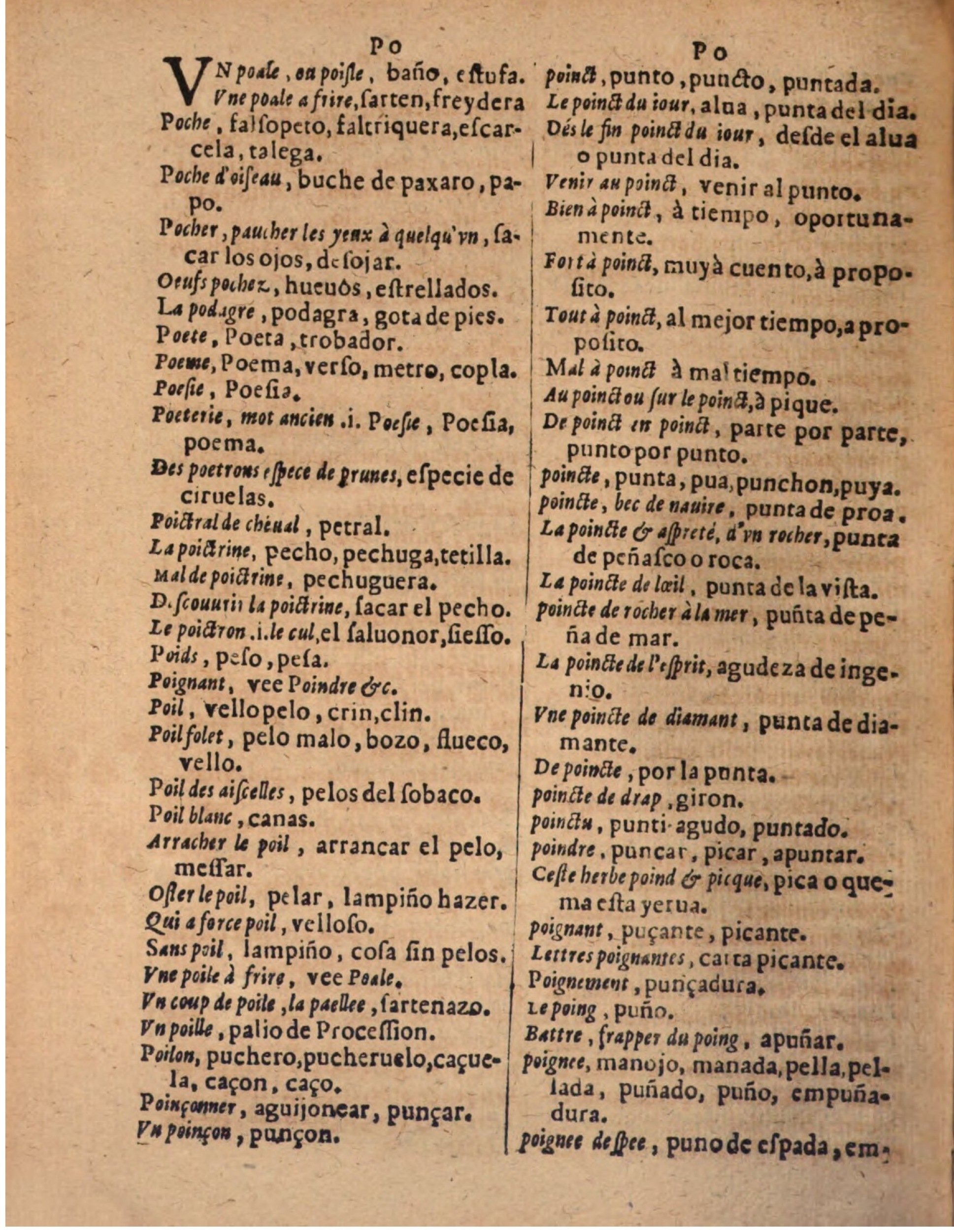 1624 - Hubert Antoine - Trésor des deux langues espagnole et française (Seconde partie) - BSB Munich