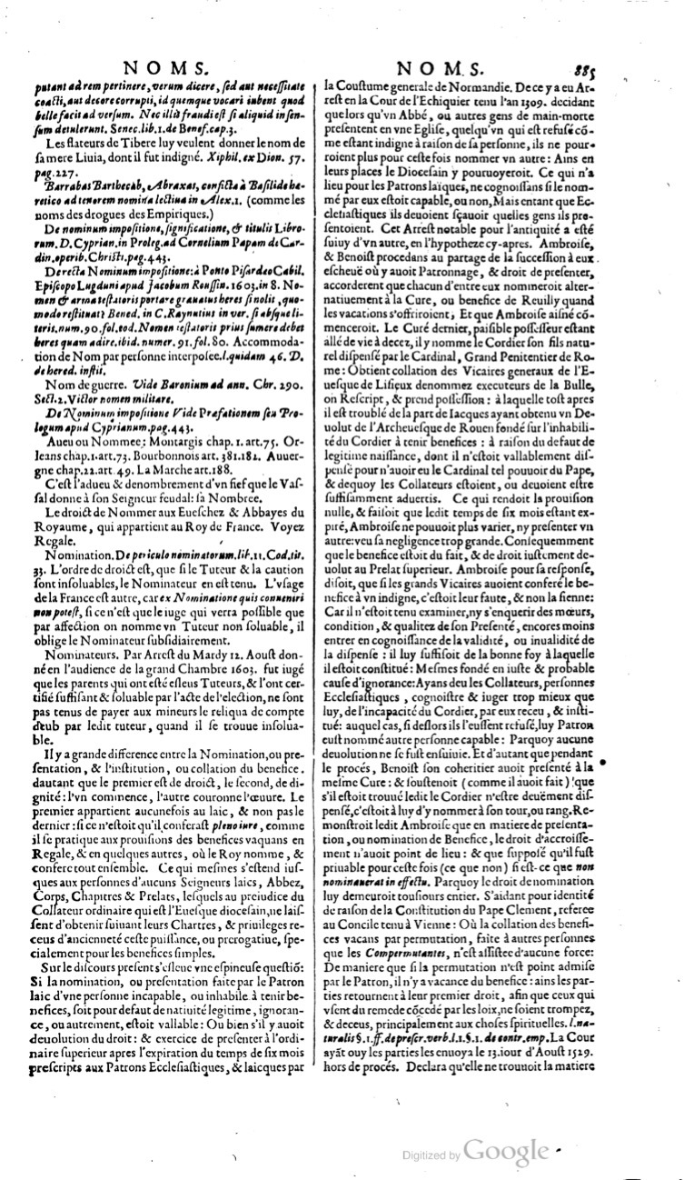 1629 - Veuve Nicolas Buon - Trésor du droit français (21754 T. 2) - BM Lyon 1629 - Veuve Nicolas Buon - Trésor du droit français (21754 T. 2) - BM Lyon