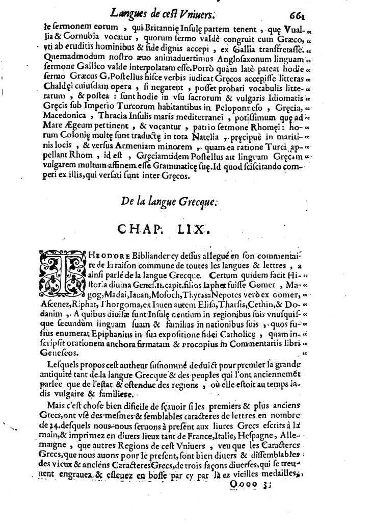 1613 - Matthieu Berjon - Trésor de l’histoire des langues de cet univers - BM Lyon