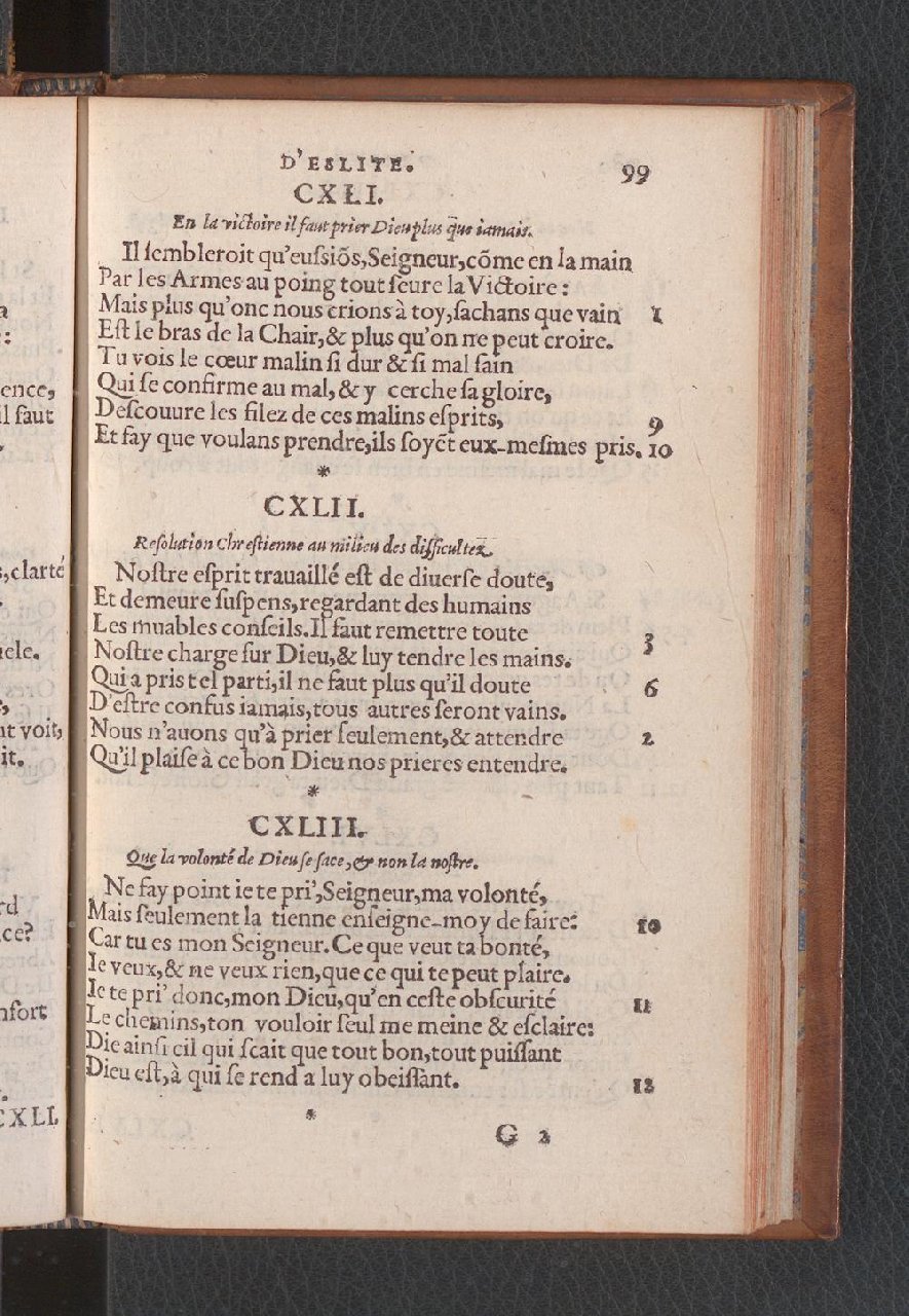 1577 - Jean de Laon - Trésor des 150 psaumes de David - Genève