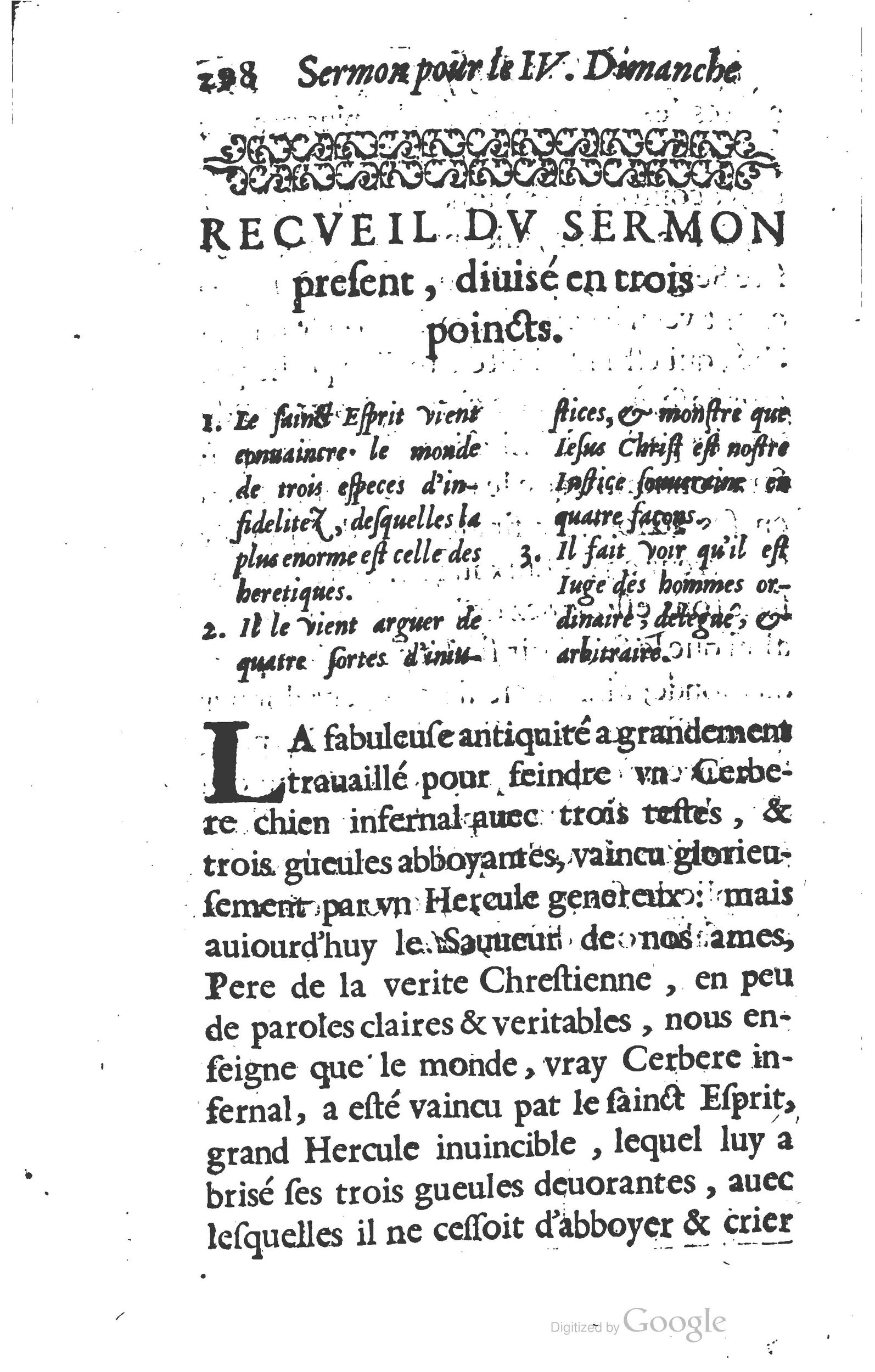 1629 - Manassés de Préaulx - Sermons ou Trésors de la piété chrétienne - BM Lyon