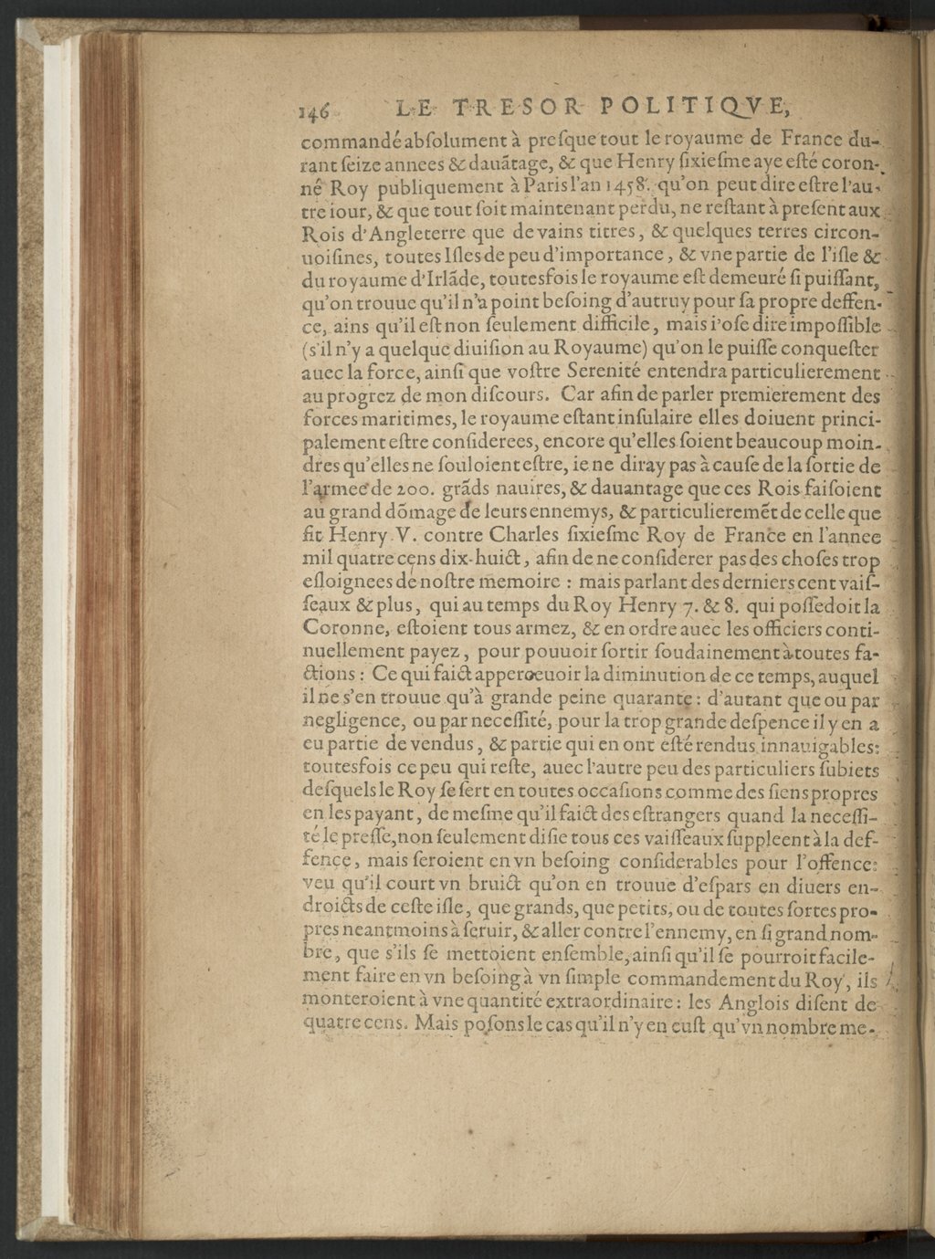 1608 - Nicolas Du Fossé - Trésor politique - BnF Tolbiac