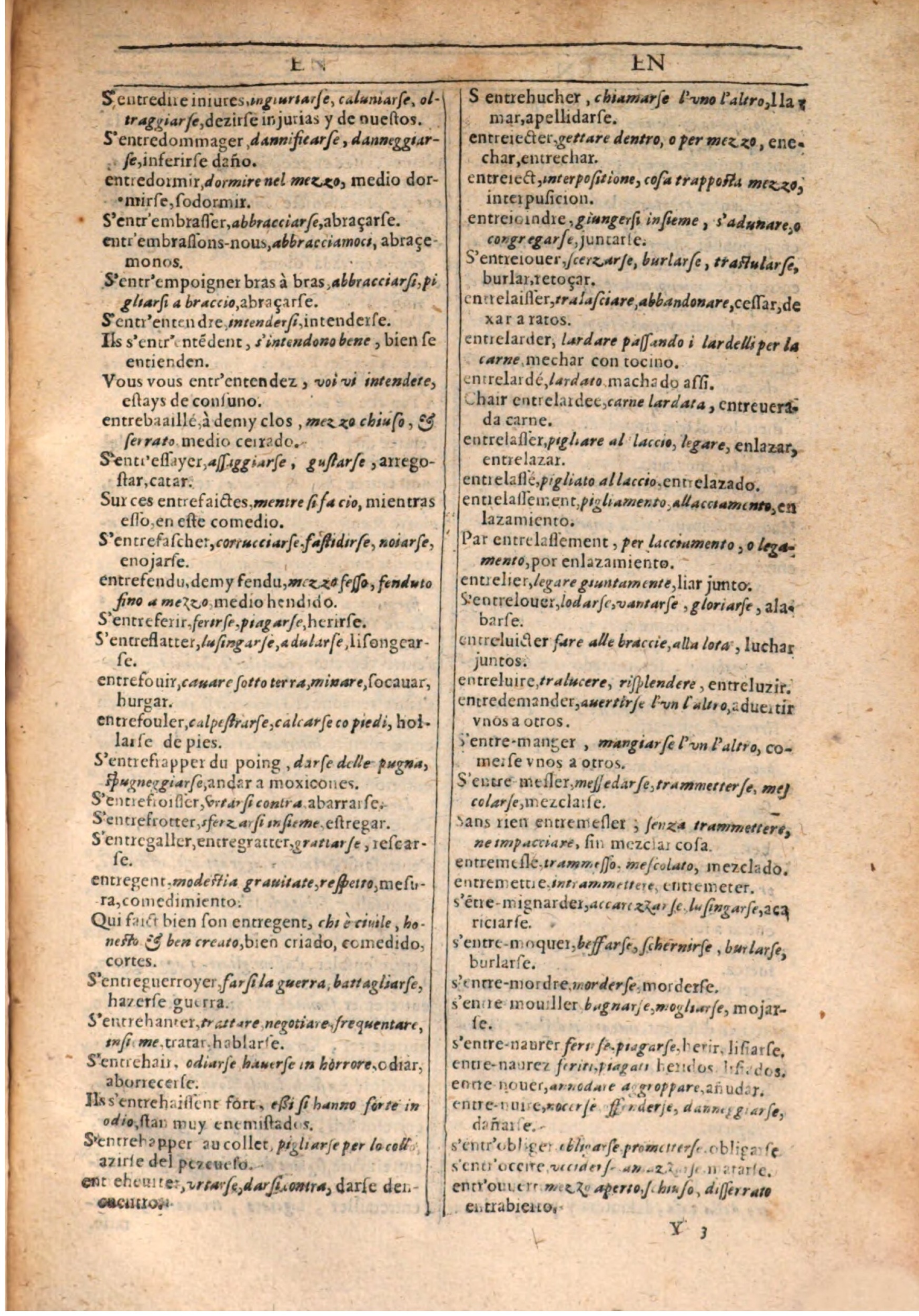 1609 - Philippe Albert et Alexandre Pernet - Trésor des trois langues française, italienne et espagnole (Seconde partie) - BSB Munich 1609 - Philippe Albert et Alexandre Pernet - Trésor des trois langues française, italienne et espagnole (Seconde partie) - BSB Munich